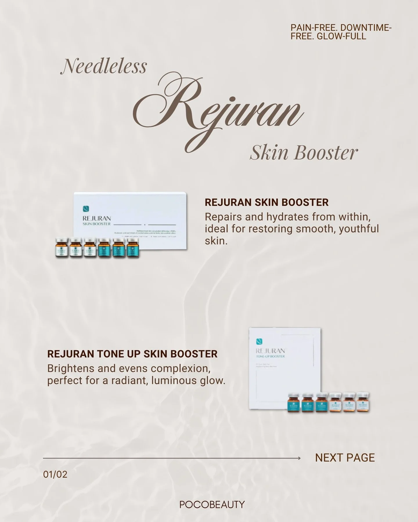 Curious about Rejuran but not ready for needles?
Meet the needleless alternative &mdash; same skin-repair benefits, zero bumps, zero downtime ✨

Your glow, your pace 🤍

Pocobeauty
1 min from Chinatown MRT | 2 mins from Maxwell MRT