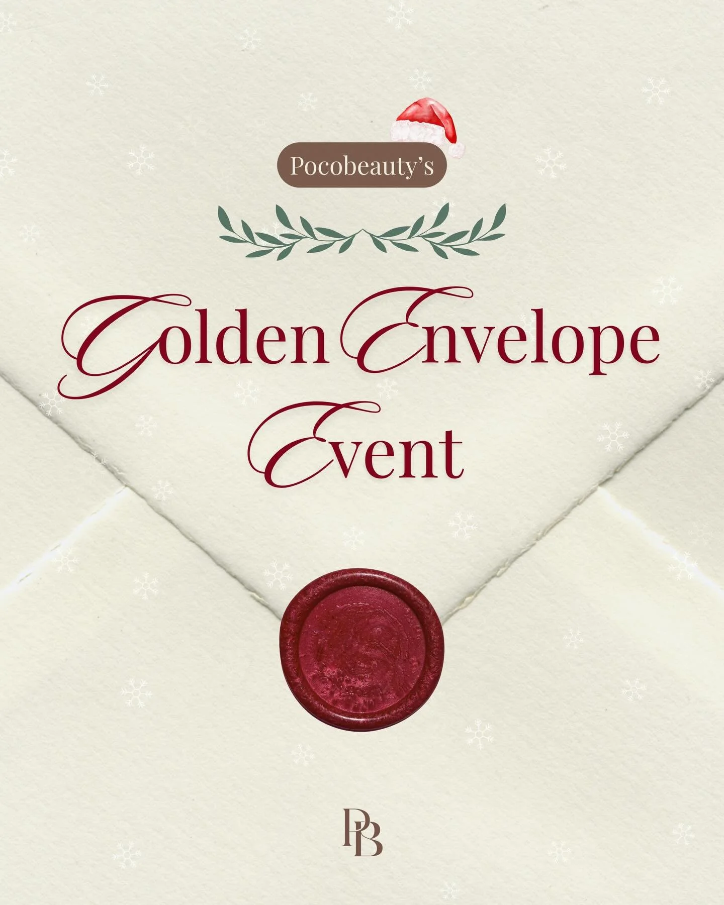 ✨ Pocobeauty&rsquo;s Golden Envelope Event is here all December! ✨

Spend $388 in a single visit and receive a sure win Golden Envelope filled with surprise treats. A little festive magic, just for you. 🎁💛

#christmasdeals #sgbeauty #sgluxury