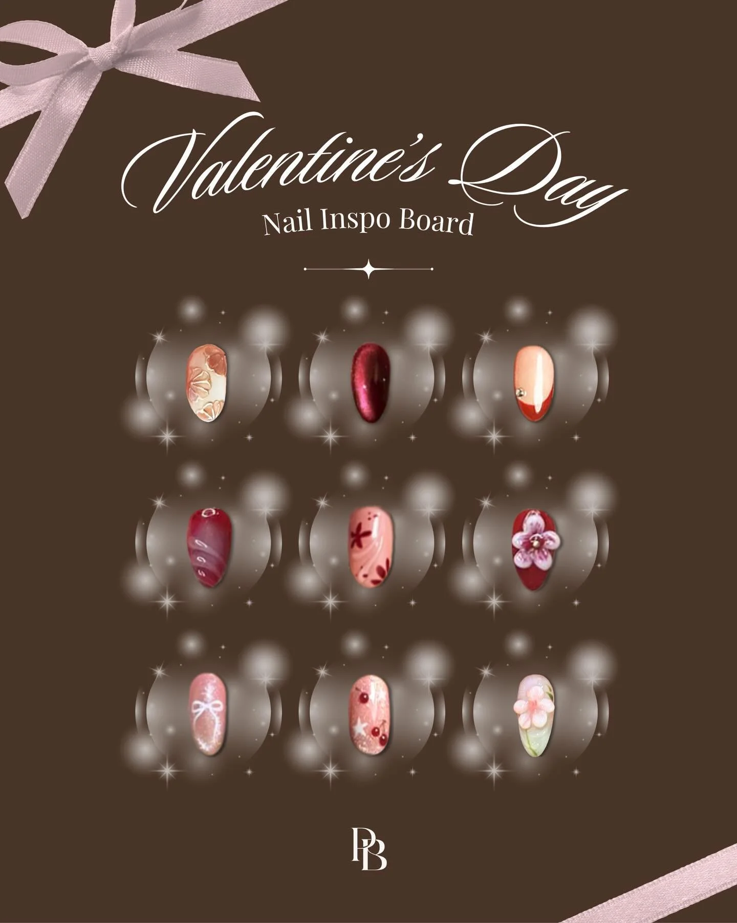 💕 Fall in love with your nails this Valentine&rsquo;s Day! 💕

Our curated nail inspo board is full all the romantic vibes you need to treat yourself or impress your special someone.

Which design is calling your name? 💅❤️

#valentinesnails #nailin