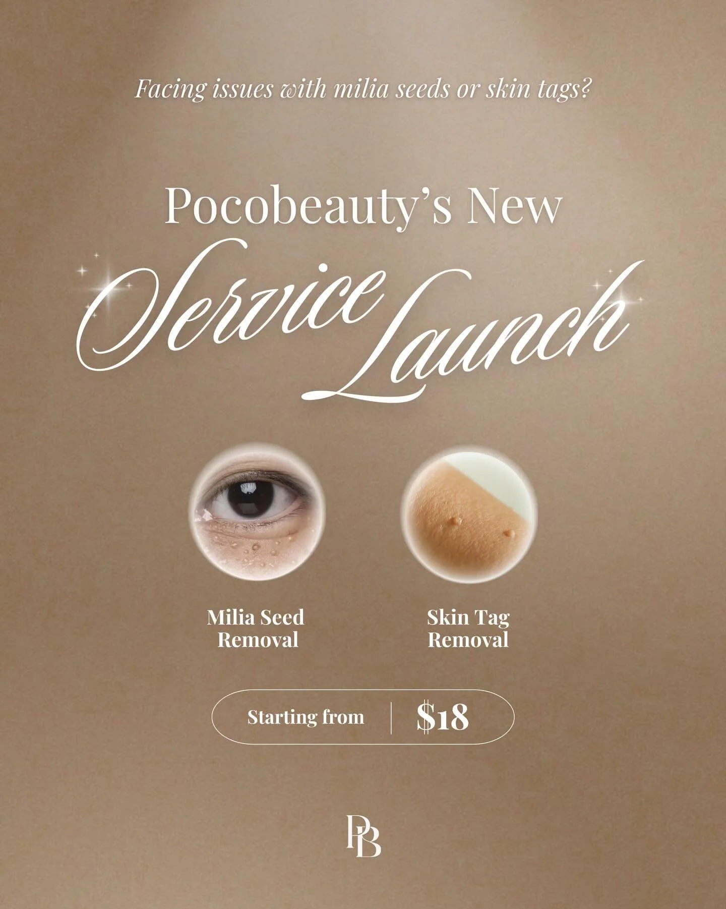 New at Pocobeauty &mdash; Milia Seed &amp; Skin Tag Removal 🤍✨

Thoughtfully performed with precision and care, our newest treatment gently removes milia seeds and skin tags in a safe, refined setting.

Come down to Pocobeauty and experience our new