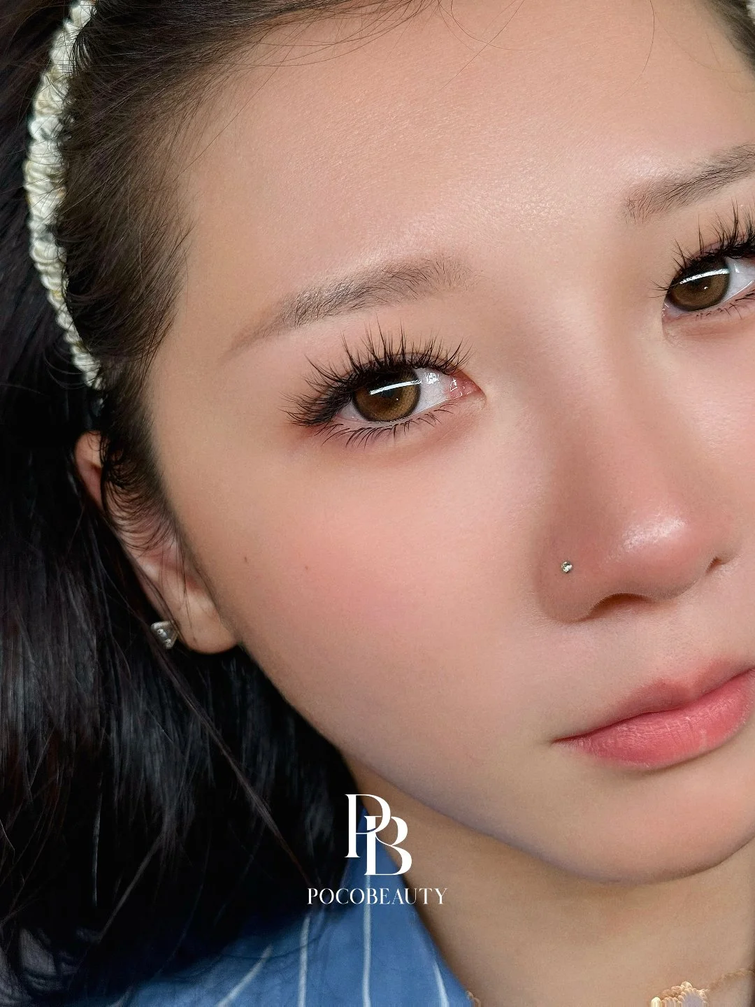 One of the Lash styles at Pocobeauty - Singapore's lash studio with highest lash retention rates.