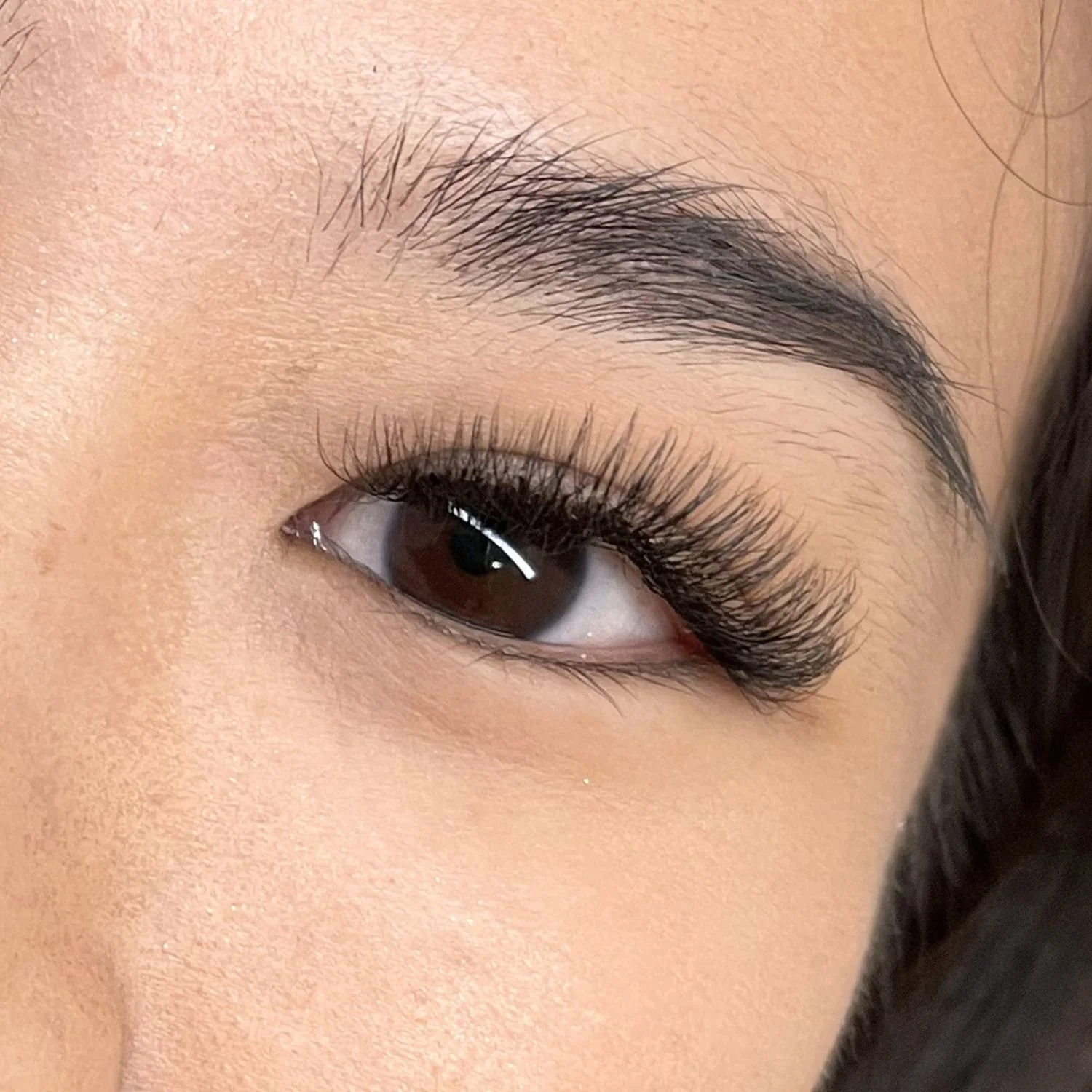 One of the Lash styles at Pocobeauty - Singapore's lash studio with highest lash retention rates.