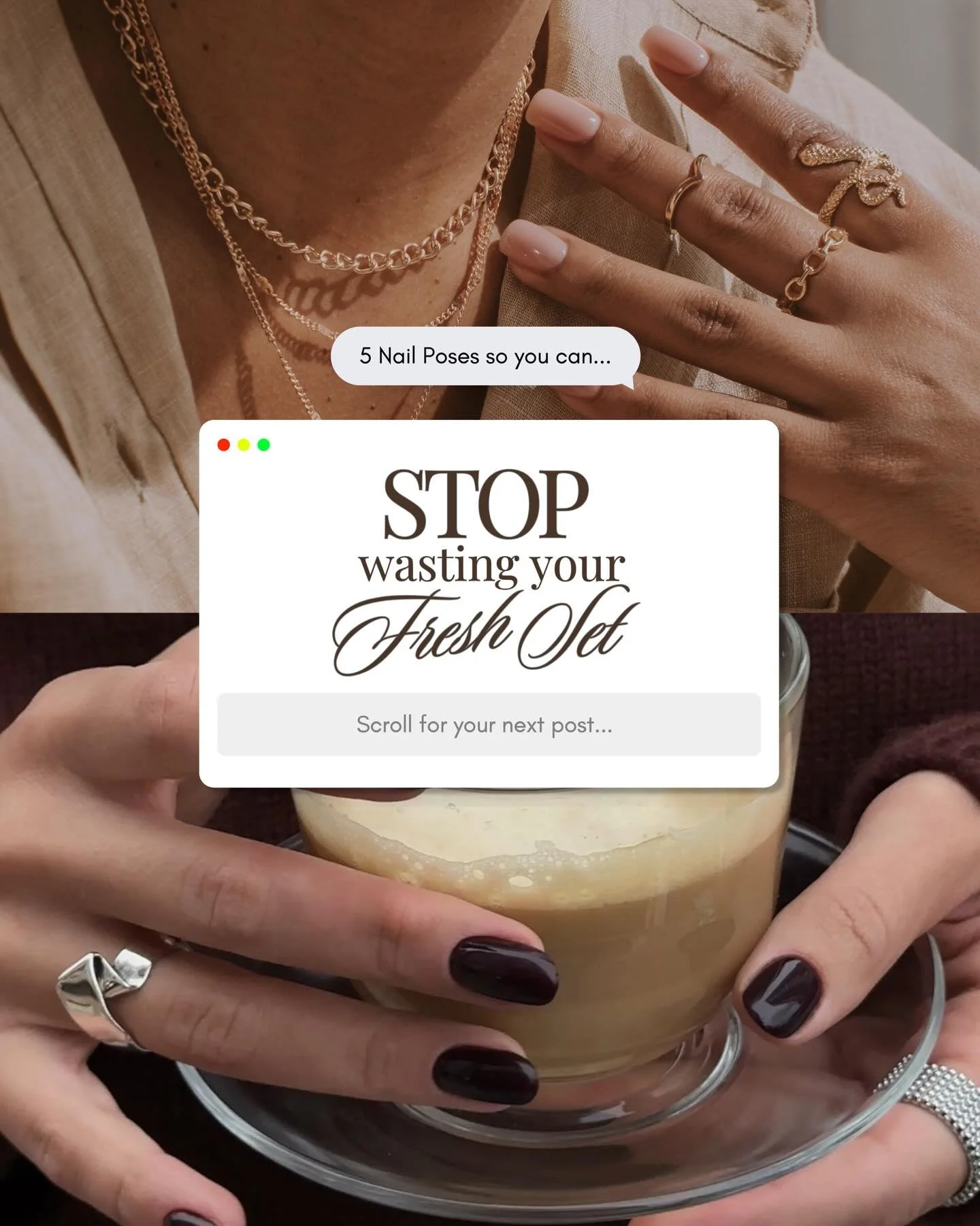 A fresh set deserves its moment 🤍

Here are 5 nail poses so your set gets the attention it deserves 🤍✨

Save this post for your next nail set 👀

#nailposesinspo #freshnails #nailinspo #sgbeauty #sgluxury