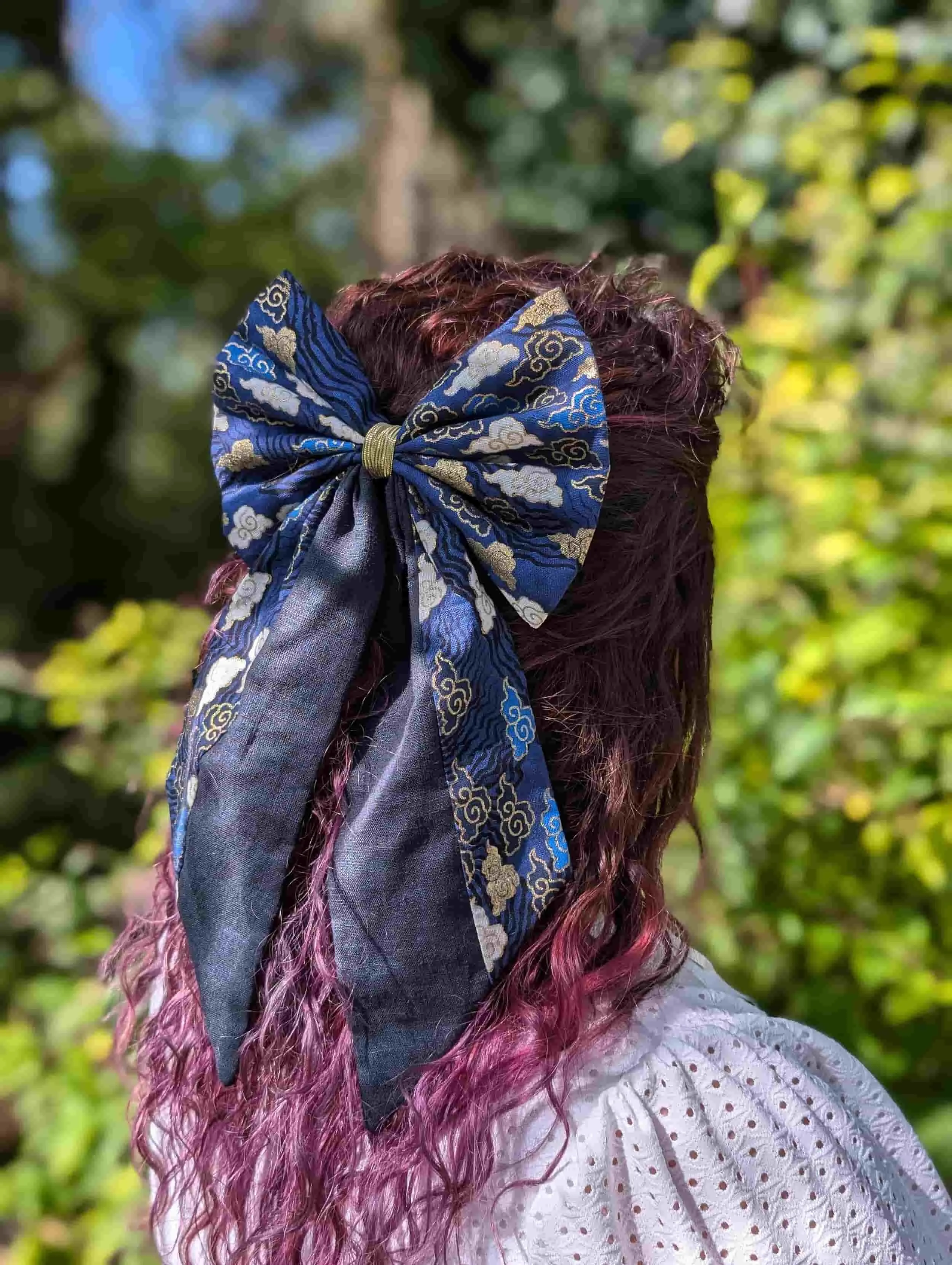 Noeud barrette pour cheveux