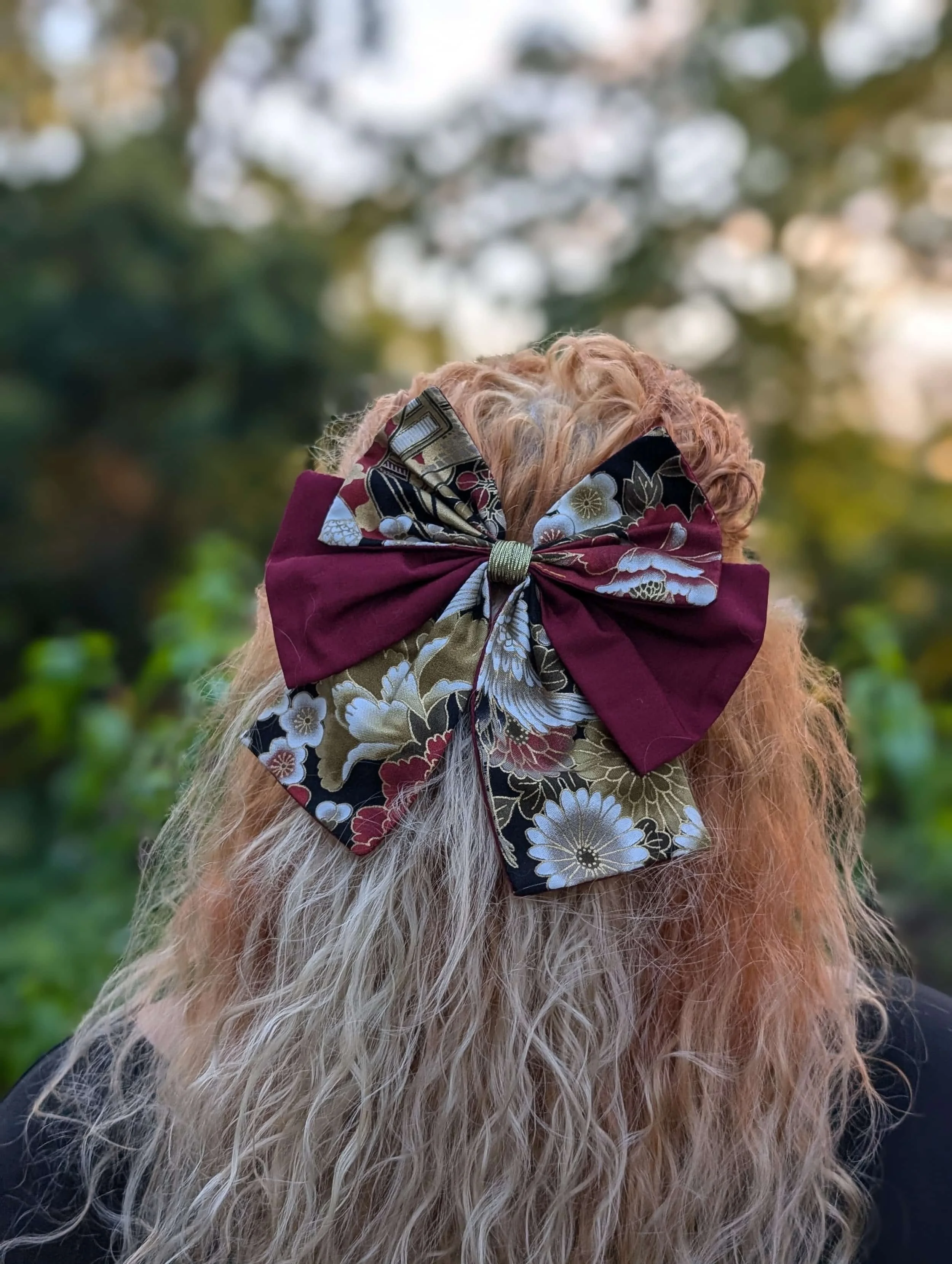 noeud pour cheveux dans cheveux