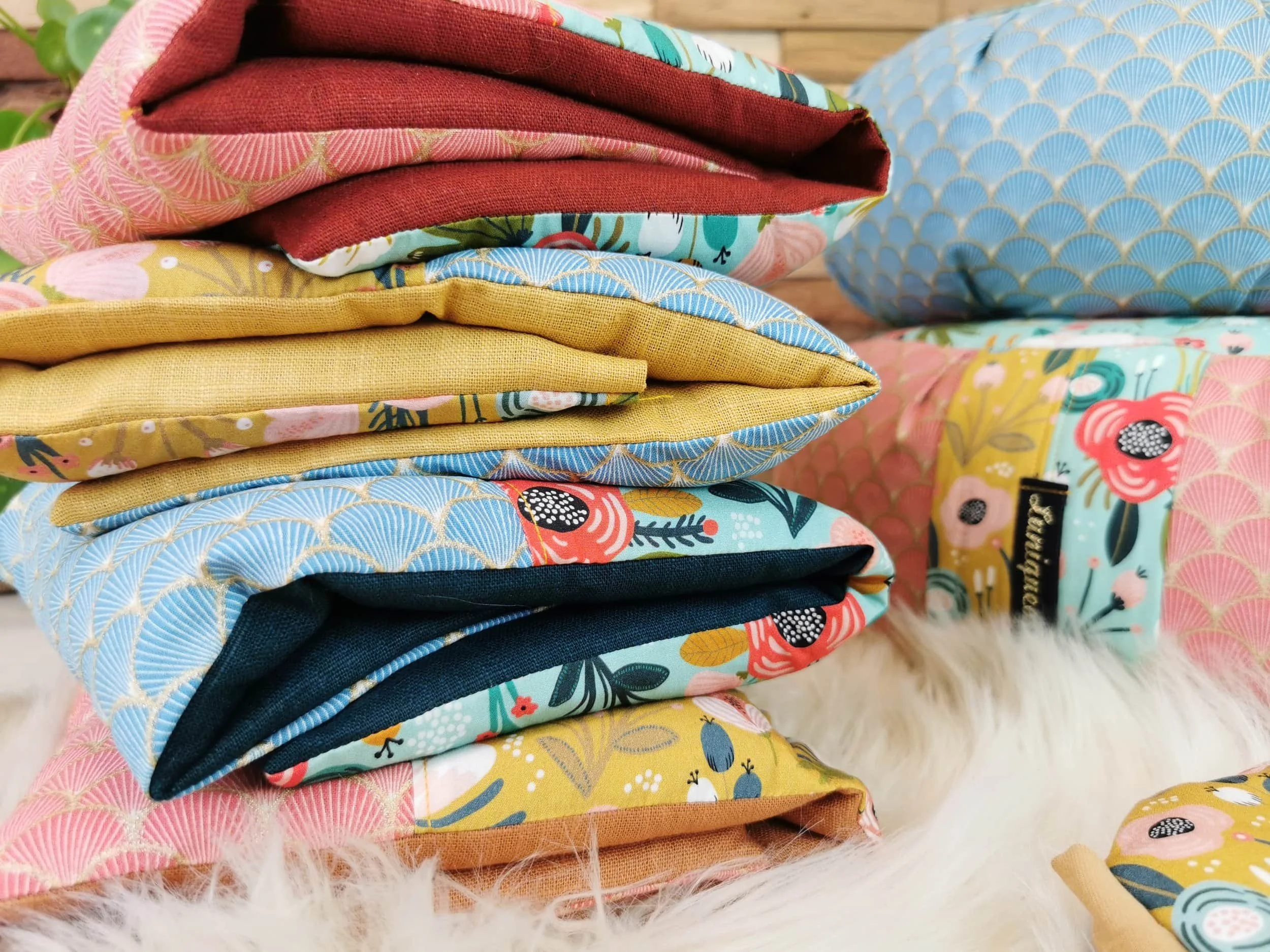 pile de bouillottes sèches