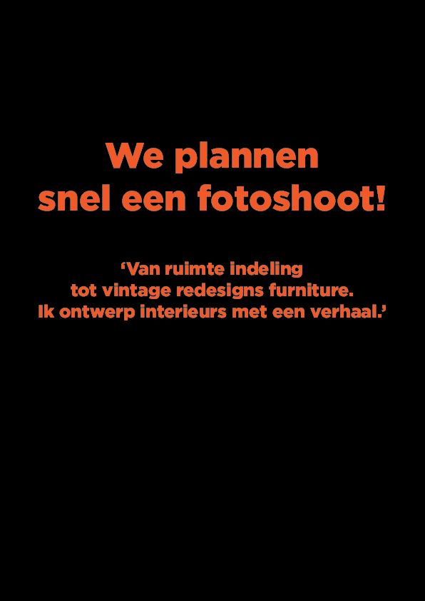 Interieurontwerp en vintage redesign meubelen