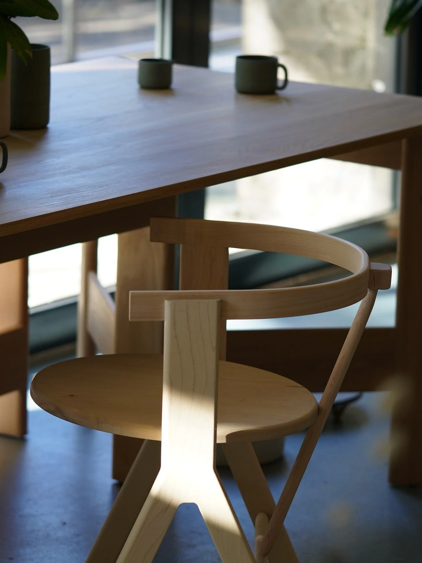 E1 Chair in American Rock Maple and Project Table in American White Oak - a perfect pair.

Head to @atsu.melb to try out our handmade E1 Chairs, 650 Stools, and custom tables. We&rsquo;re based in Melbourne and welcome commissions - get in touch for 