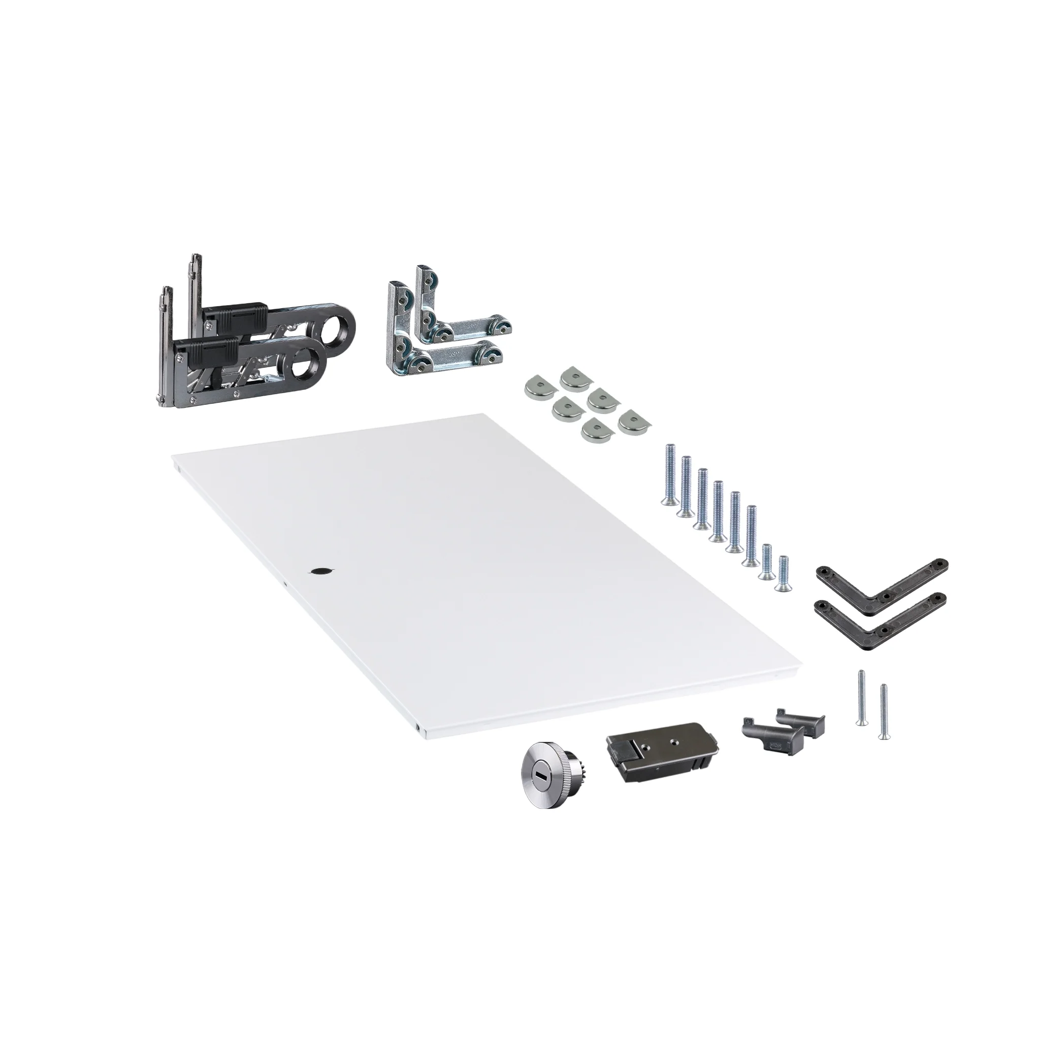 USM Haller Klapptür komplett 75x35 cm, Reinweiß