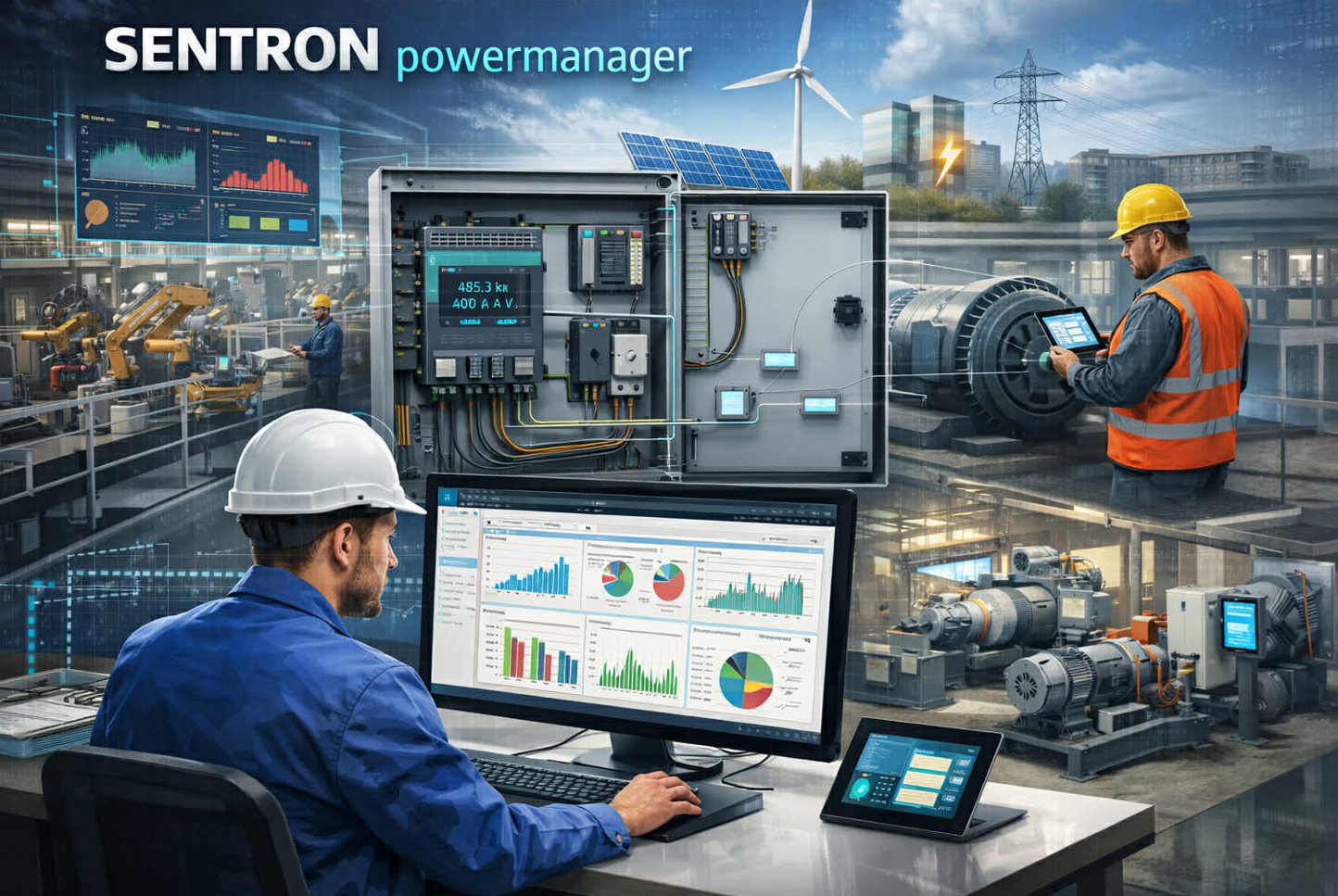 Energy transparency in large-scale industrial environments
