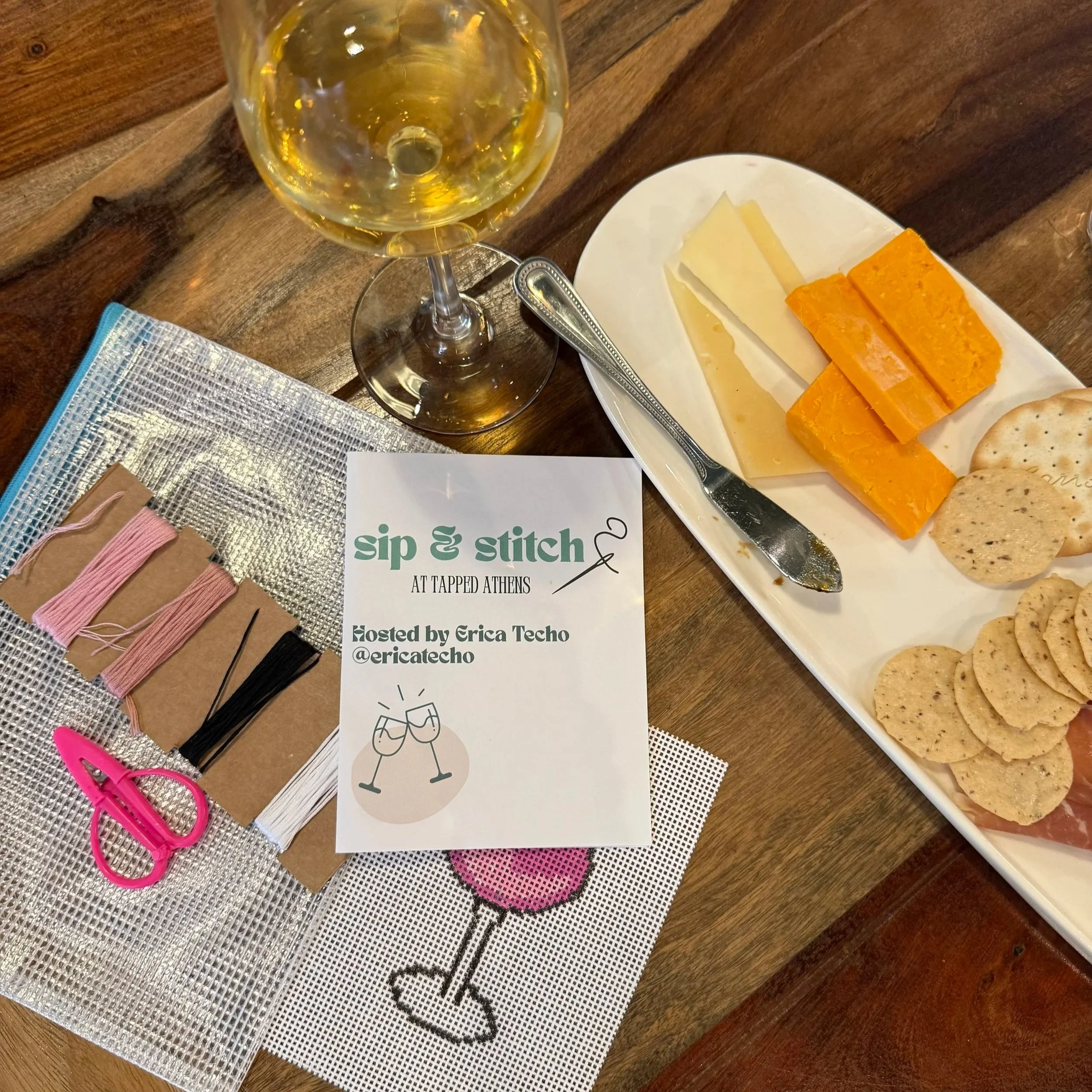 Sip & Stitch with Erica