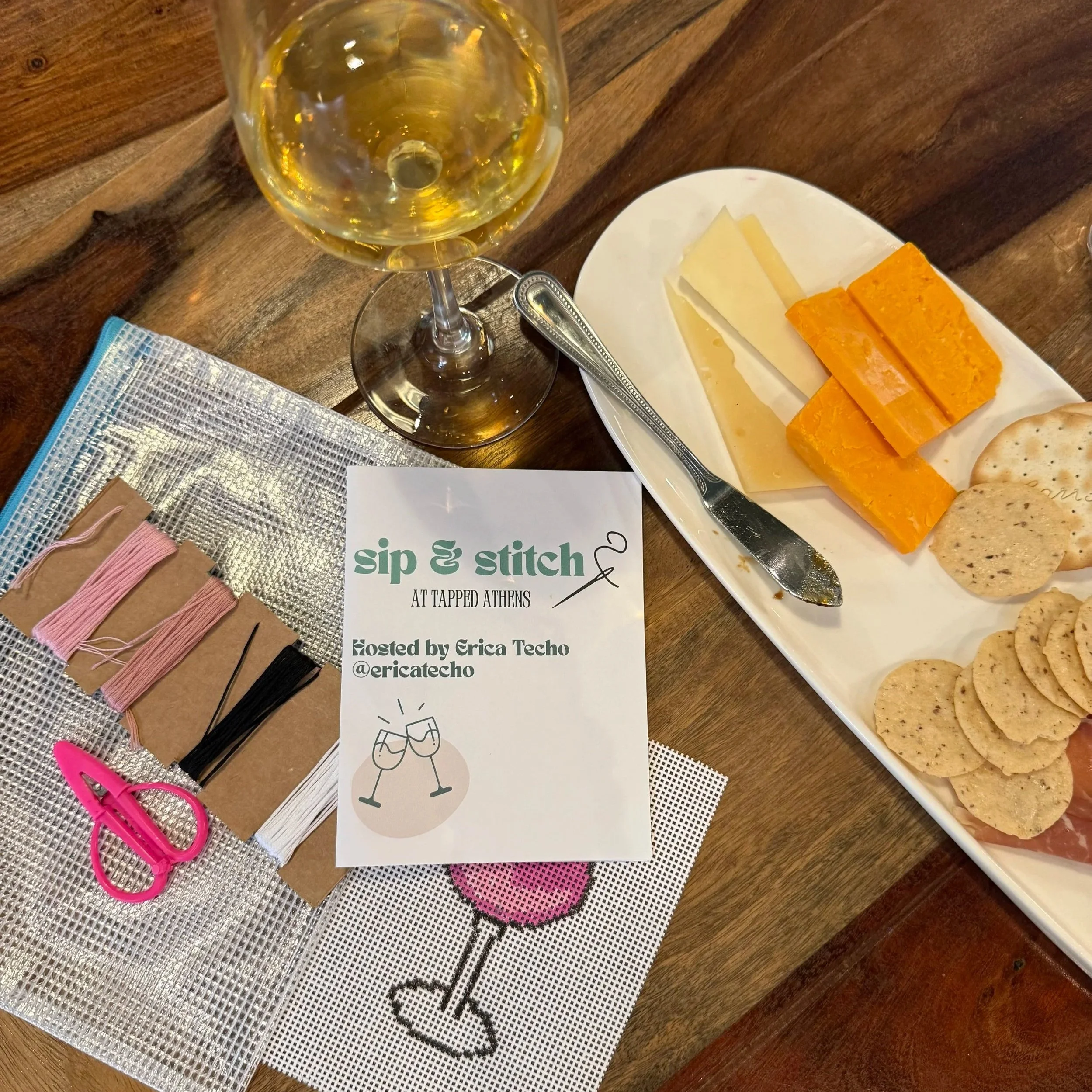Sip & Stitch with Erica