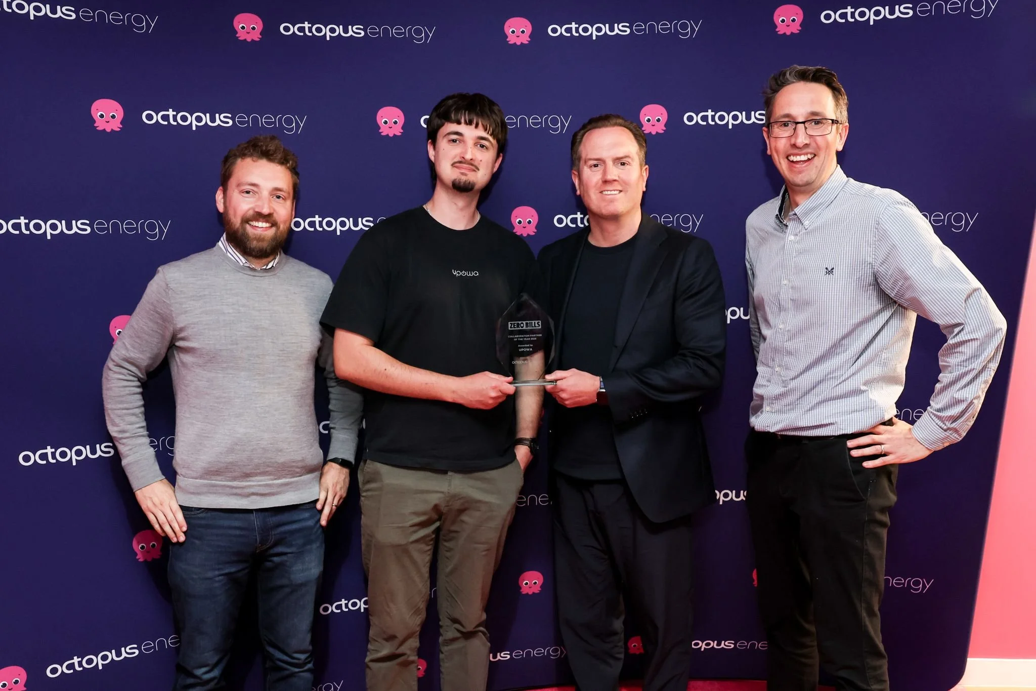 UPOWA wins Collaboration Partner of the Year at the 2026 Octopus Energy Zero Bills Awards