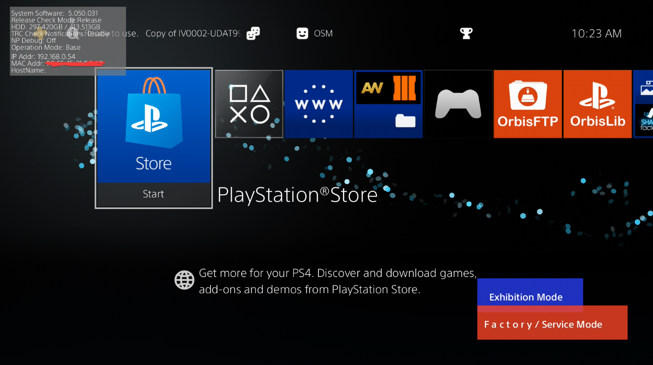 PS4 Mono UI
