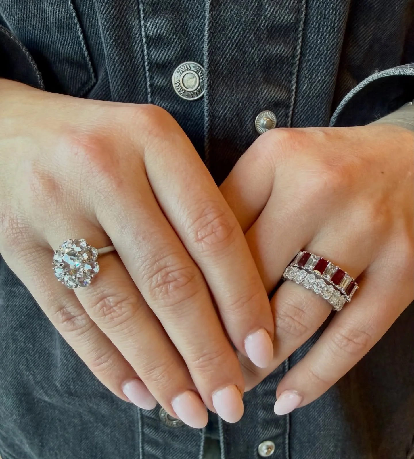 denim + diamonds ❤️

#vanbrockjewels #finejewelry #engagementring #valentinesday #diamonds