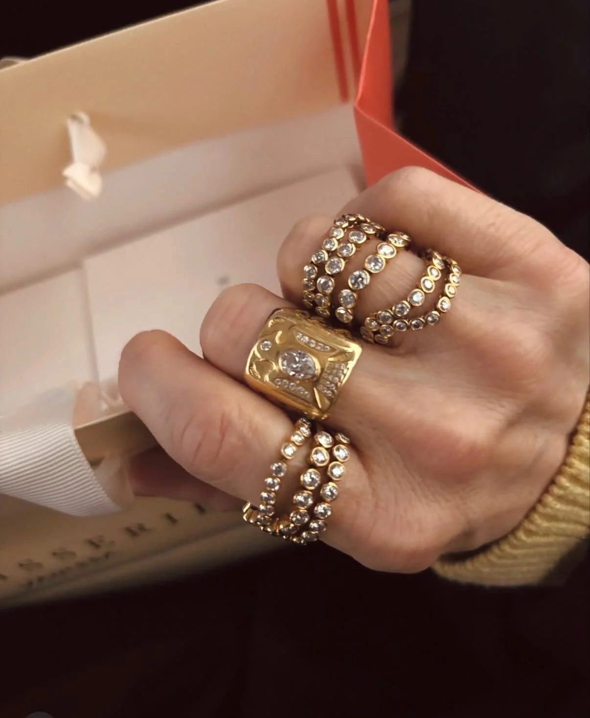 Dreamiest stacks from @ondynfinejewelry ✨