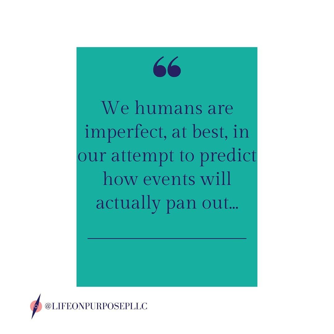Matt Huston (Psychology Today) describes affective forecasting as the anticipation of future emotional states.
.
He discusses how humans are &quot;imperfect, at best,&quot; in our attempt to predict how events will actually pan out and how we will fe