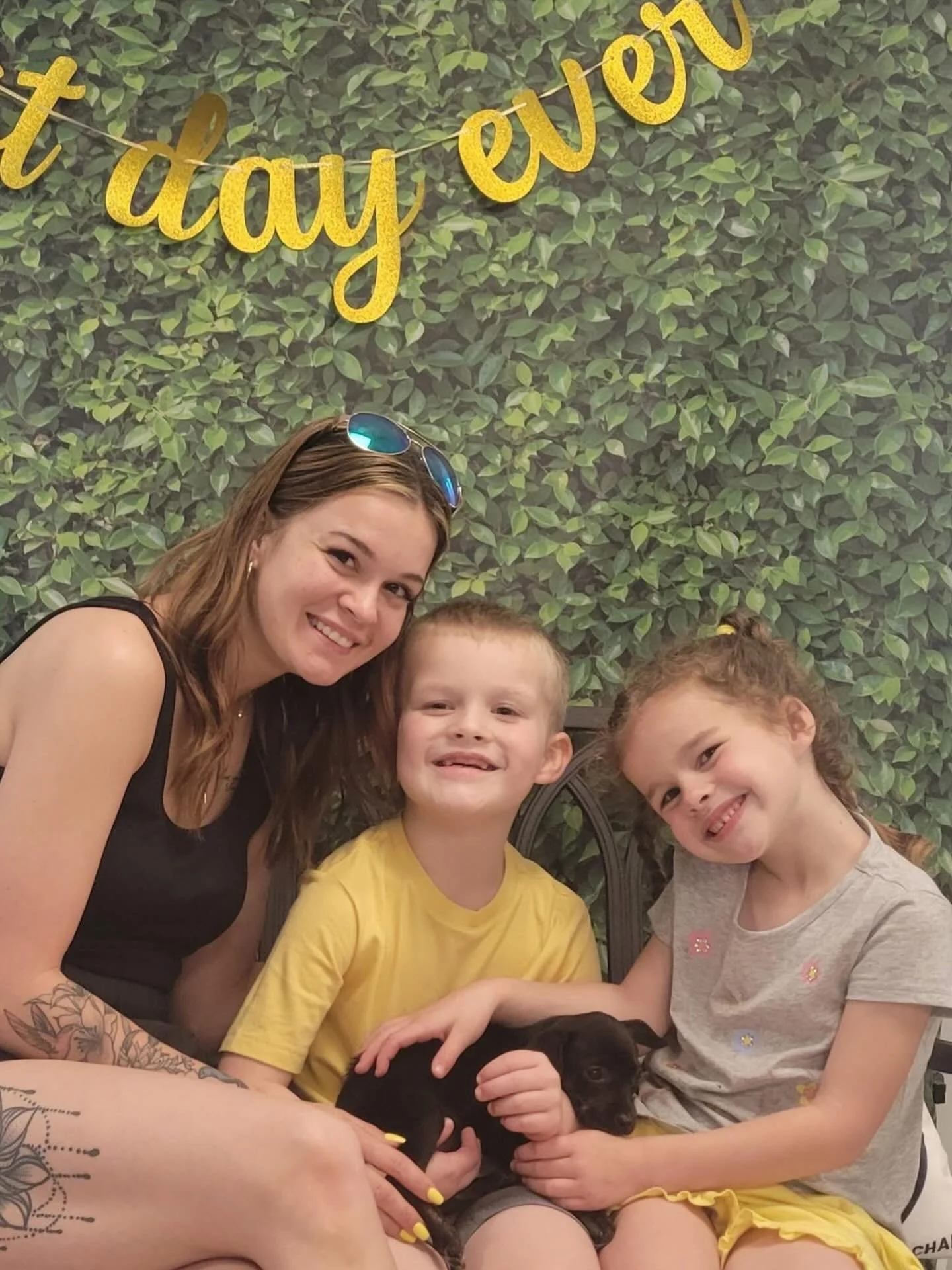 Our first flower puppy went home today!!
Have a great life with your new family Daffodil!!