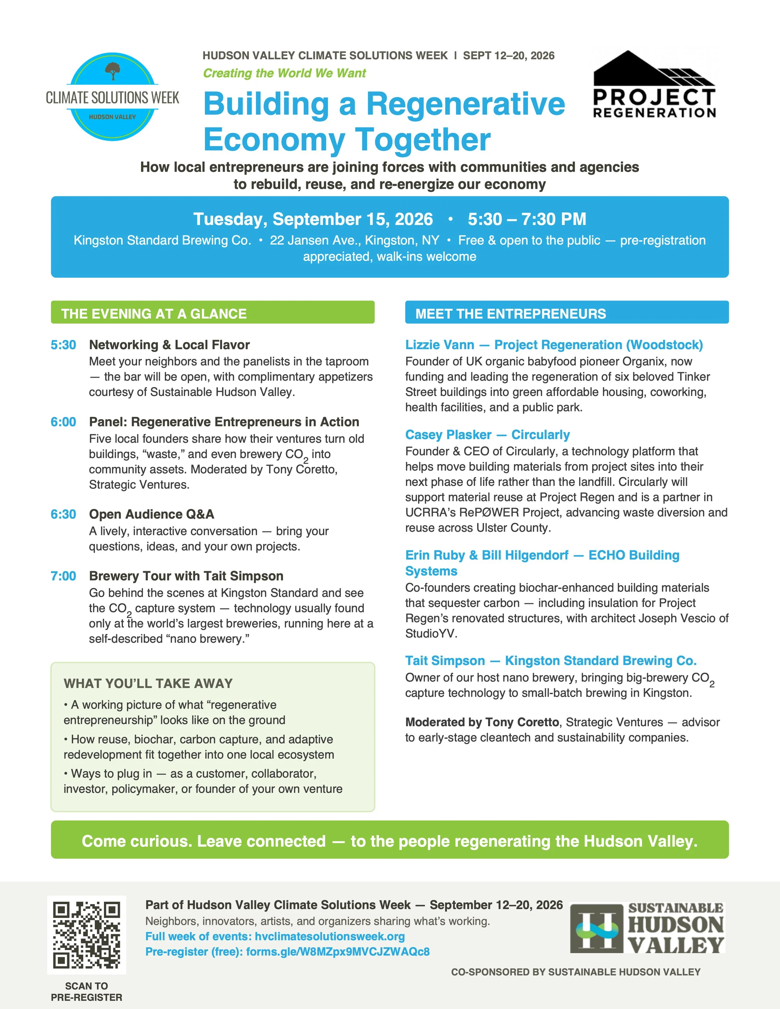 Circularity in the Hudson Valley: A Panel DIscussion and Woodstock Case Study.