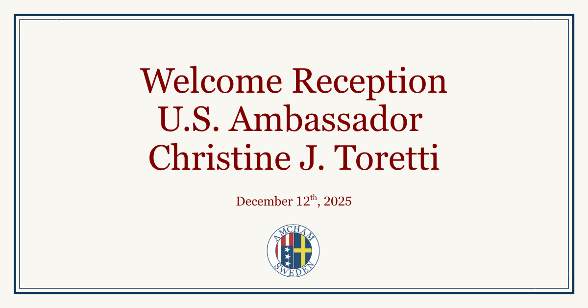 Welcome Reception for U.S. Ambassador Christine J. Toretti