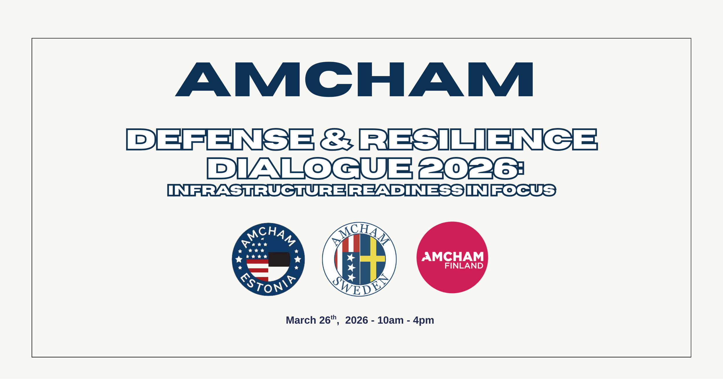 AmCham Defense and Resilience Dialogue 2026: Infrastructural Readiness in Focus 