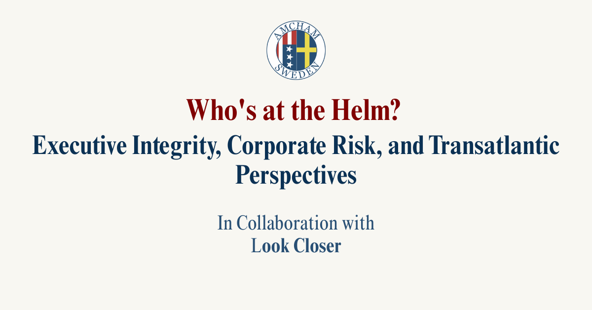 Who's at the Helm? Executive Integrity, Corporate Risk, and Transatlantic Perspectives