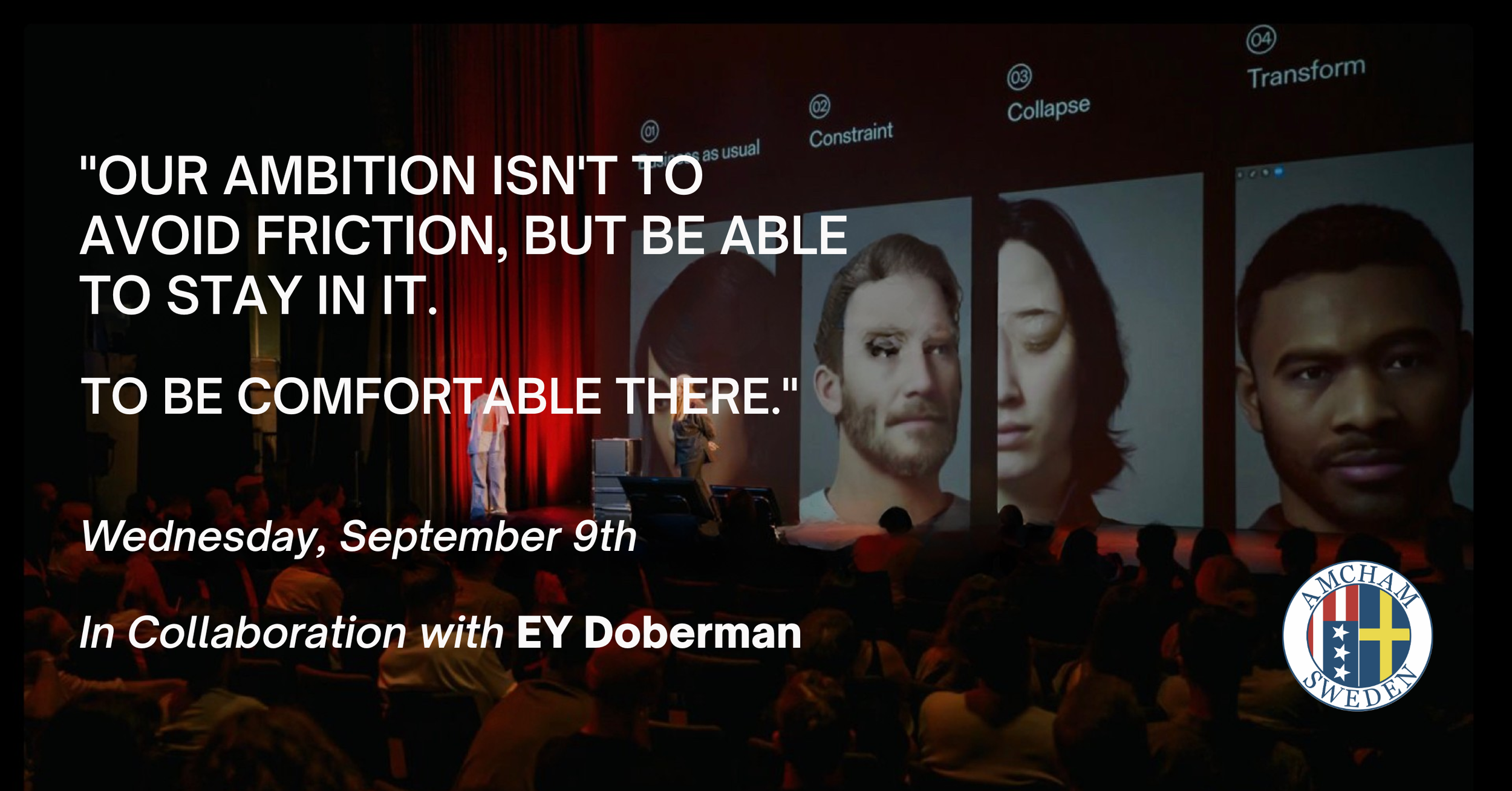 Save the Date: The Audacity Advantage: Shaping Culture &amp; Driving Innovation with EY Doberman