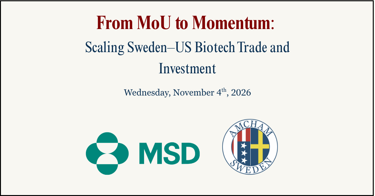 From MoU to Momentum: Scaling Sweden–US Biotech Trade and Investment