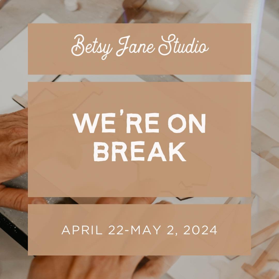 Important Announcement 📣 Betsy Jane Studio has left the building&hellip;..

I will be away from the shop with limited access to social media, emails, or phone calls. I have had the opportunity to visit Italy 🇮🇹 and we are taking flight ✈️ 

Once I