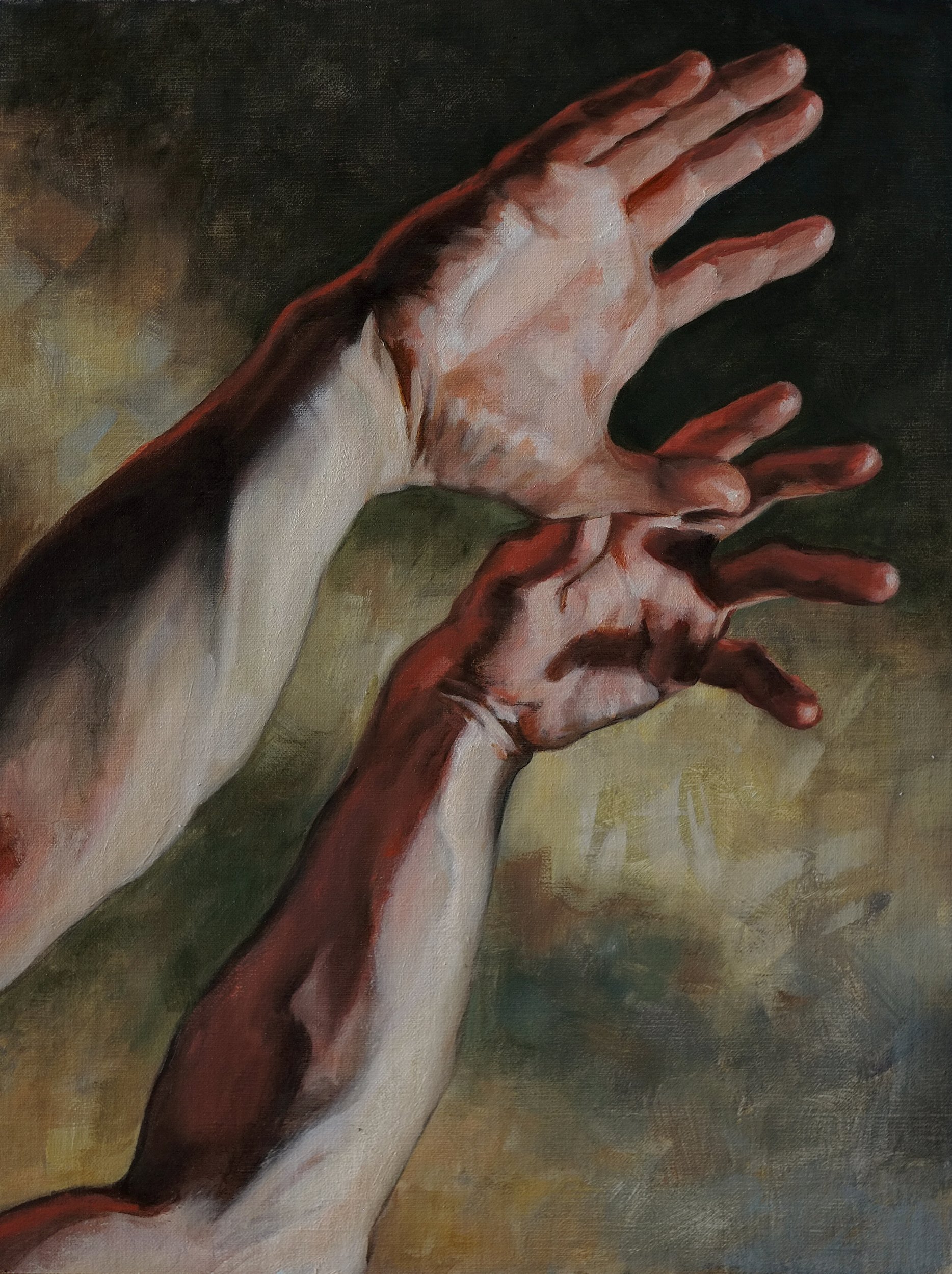 EasilyLead_oilonlinenpanel_23x30.5cm