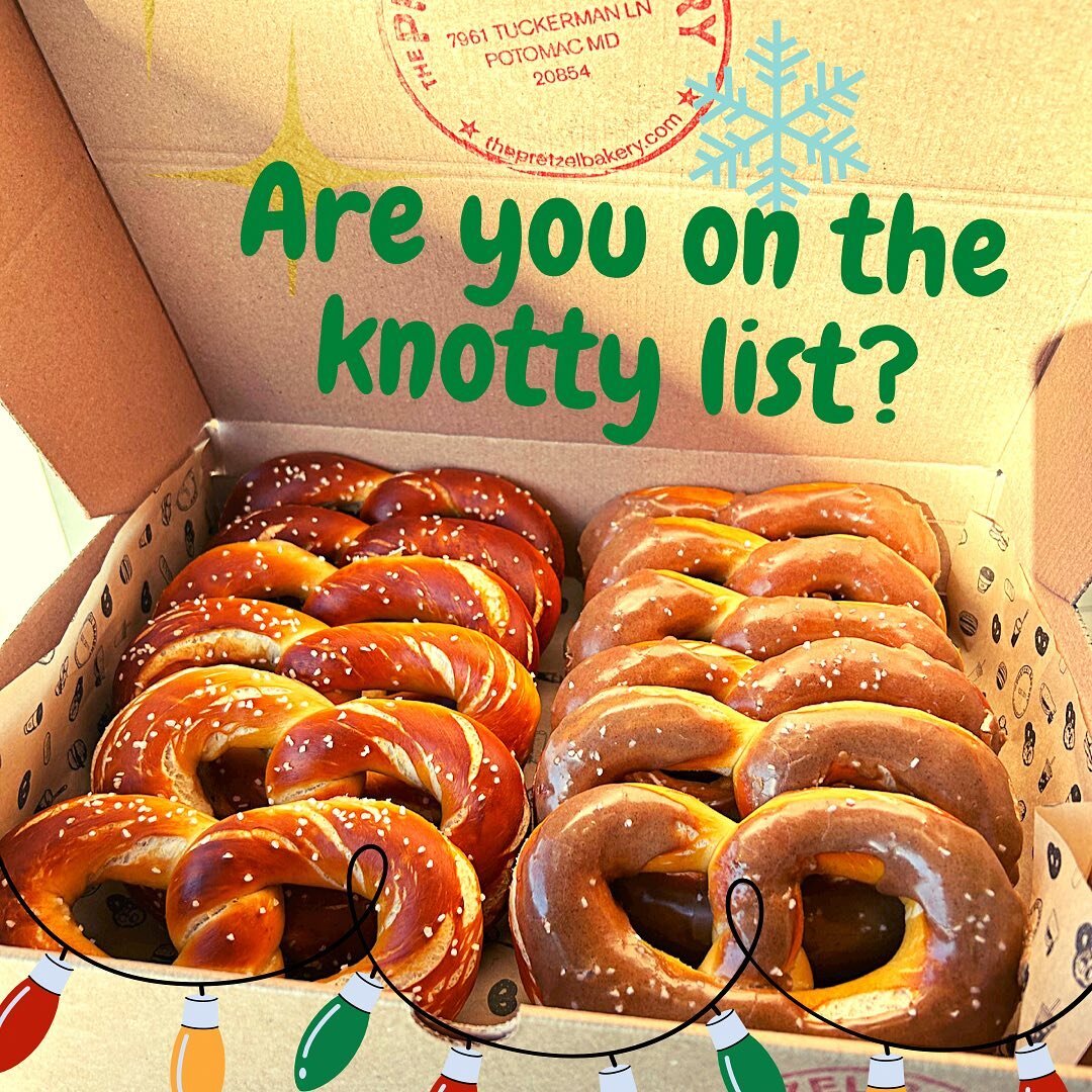 Bring a box of pretzels to the party and get on everyone&rsquo;s nice list.
