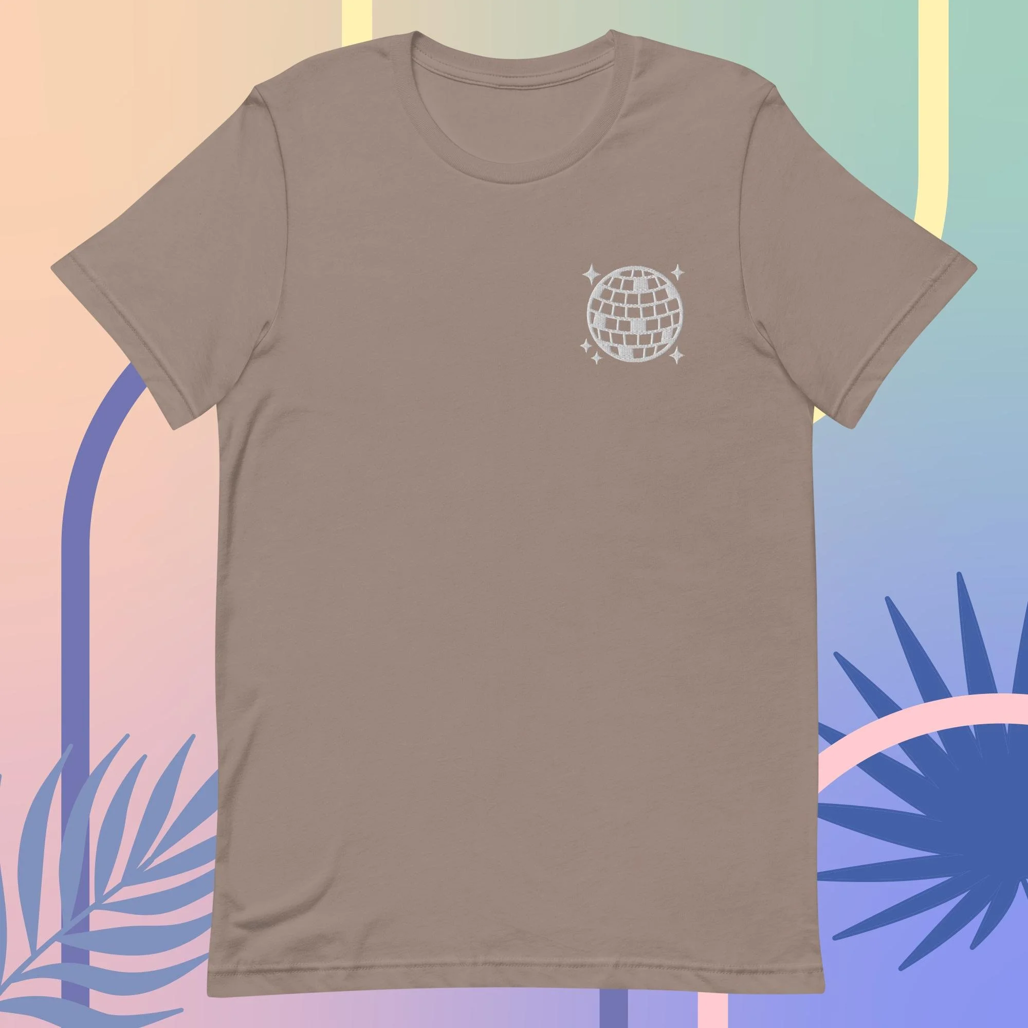 Unisex Embroidered Disco Ball T-Shirt — Gimme Gimme Disco