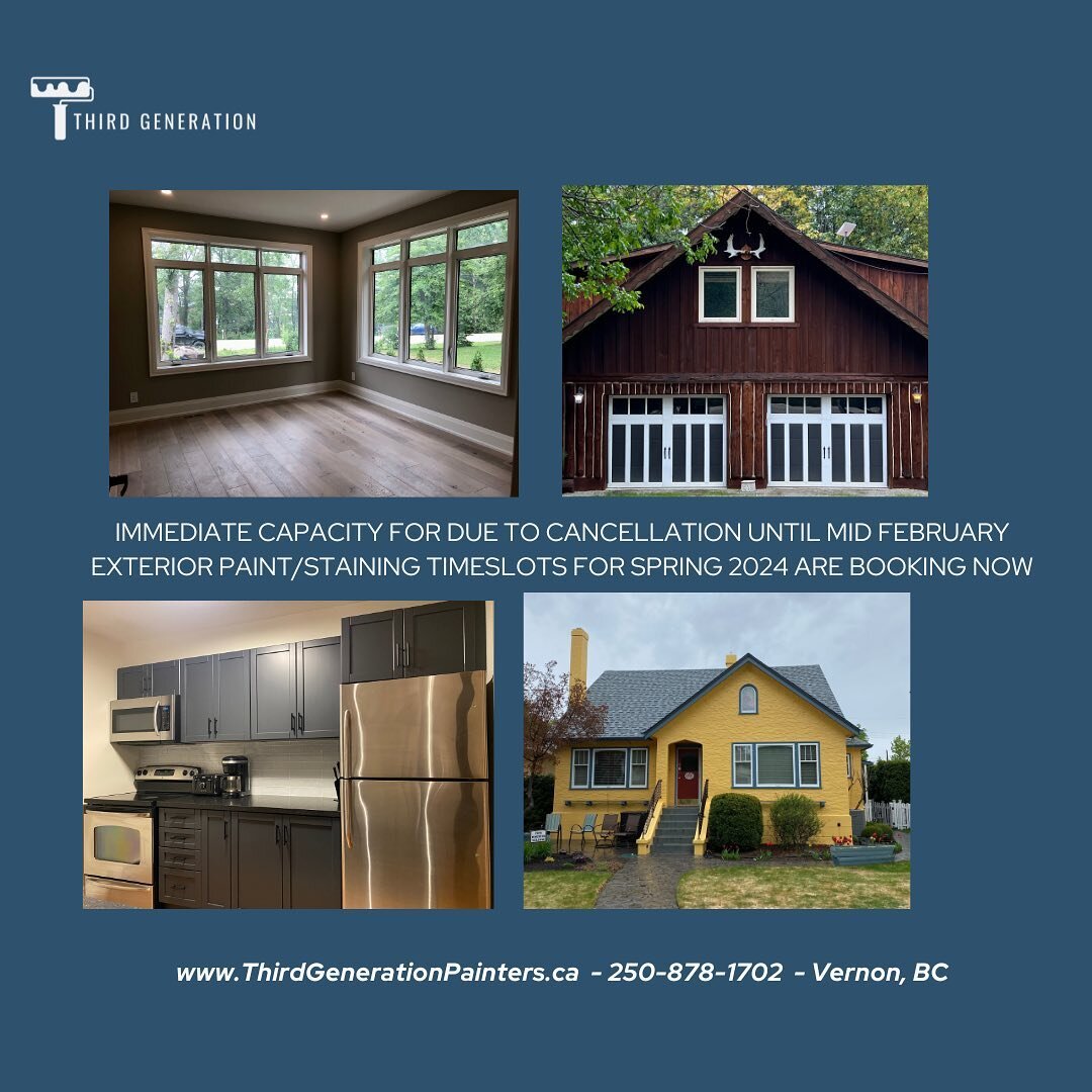 A large commercial project was just pushed back into mid February, if anyone is looking for last minute painting work!

#vernon #northokanagan #silverstarfoothills