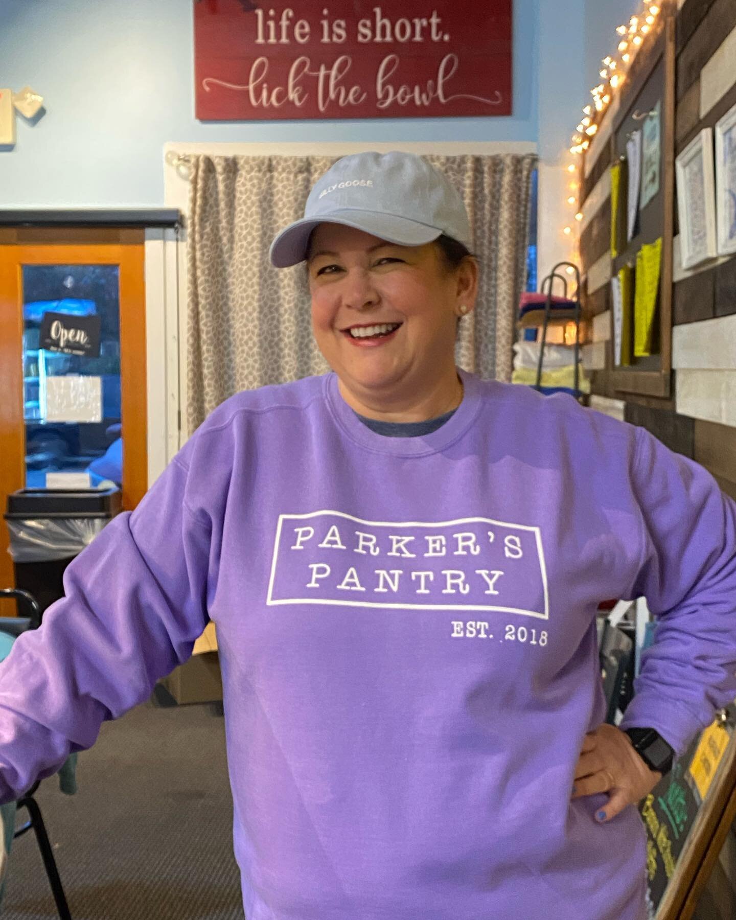 Parkers Pantry new sweatshirts ❤️