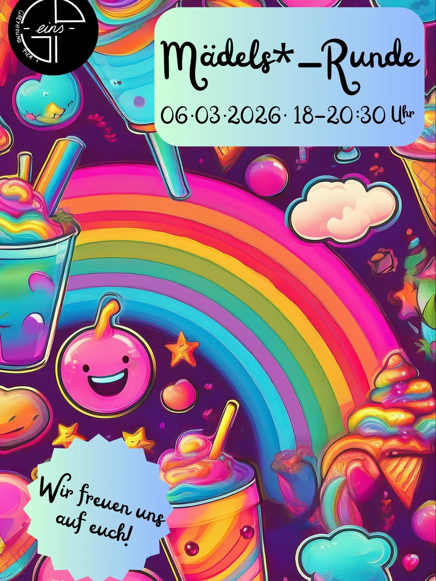 Am 05.03.2026 findet die M&auml;dels*-Runde statt - seid gespannt und kommt vorbei👻

#neusswasgeht #greyhoundpier1