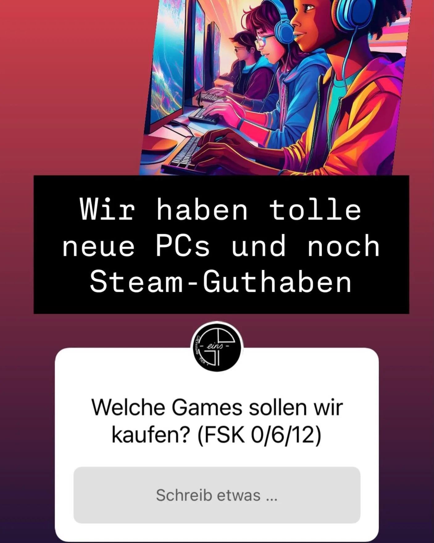 Stimmt in unserer Story ab ✌️

Minecraft und Fortnite haben wir schon 😉