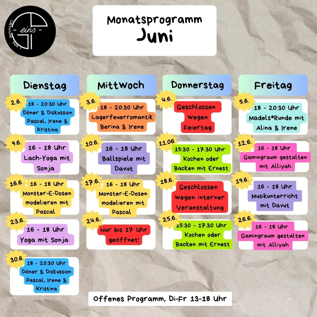 Das Monatsprogramm im Juni 🫶🏻☀️ #neusswasgeht #greyhoundpier1 #neuss