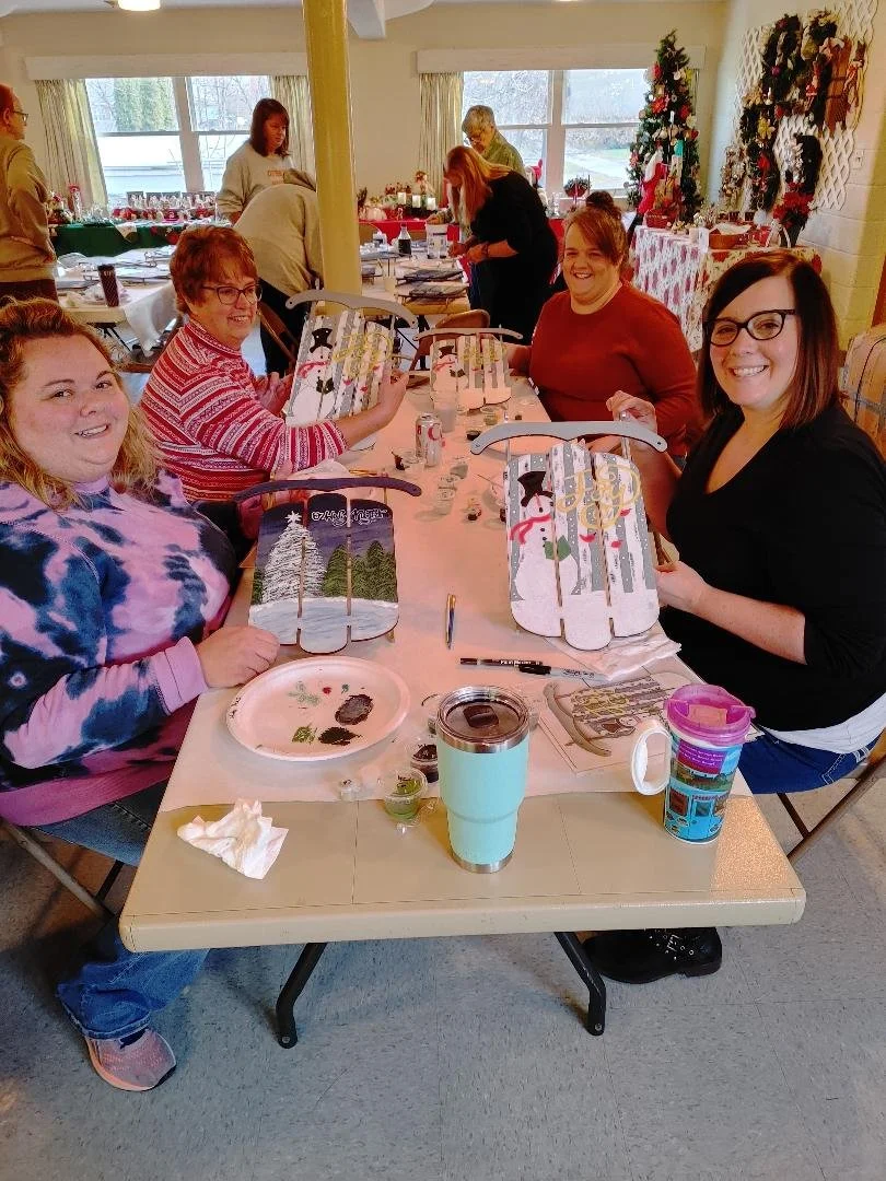 DIY Sleigh Paint Party
