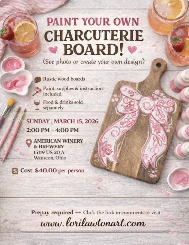 SUNDAY 3/15/2026 2:00 PM AMERICAN WINERY WAUSEON OHIO - Paint Party Event