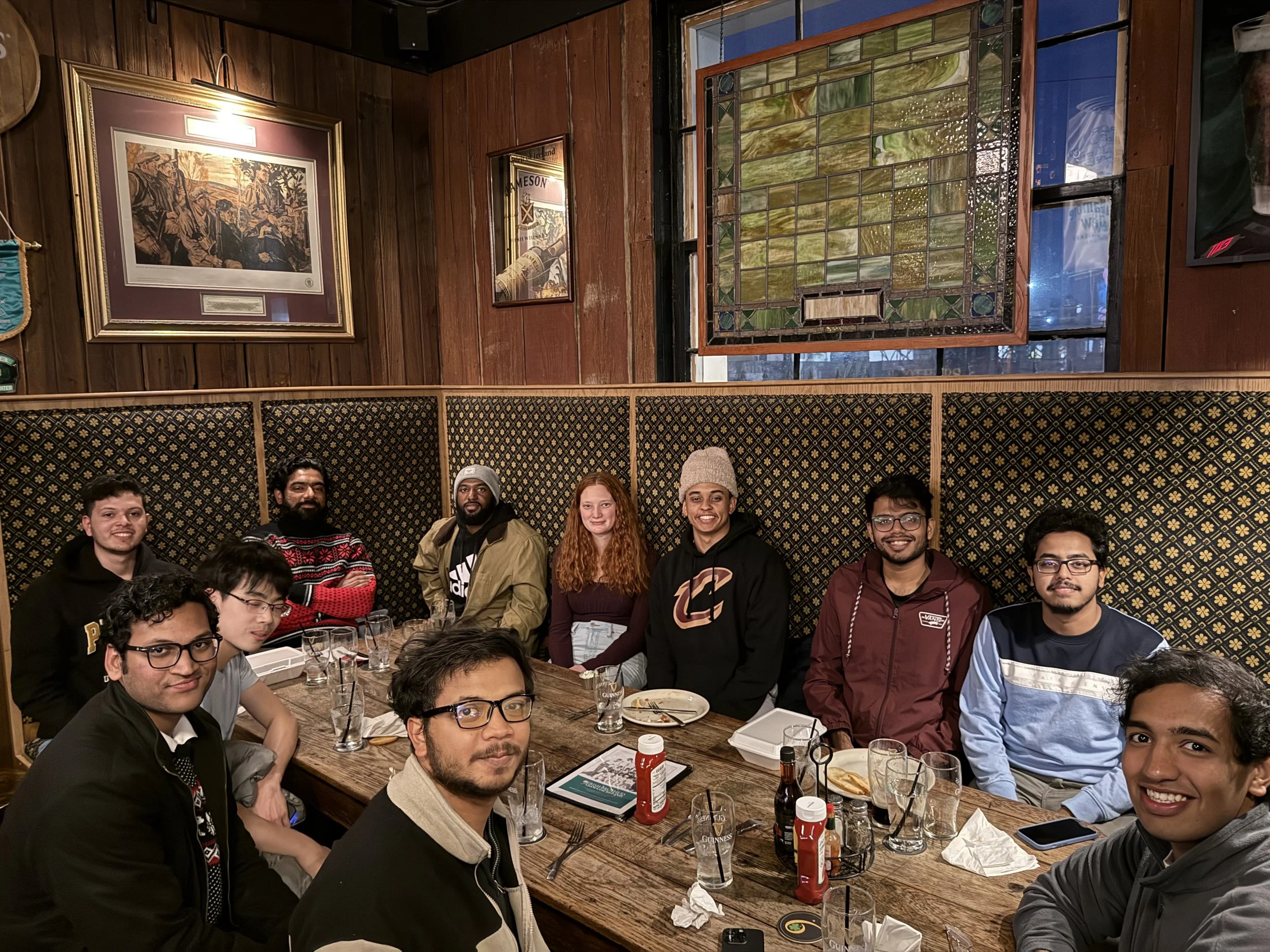 Group dinner, Nov 2025. 