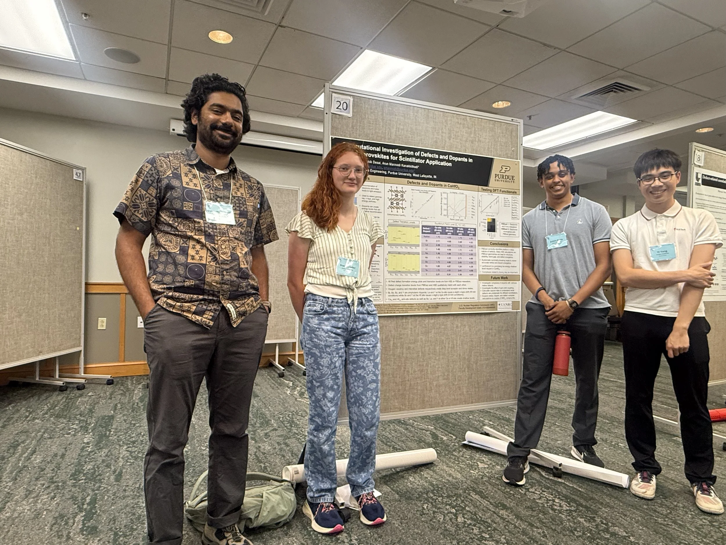 Mannodi group attend the Defects Gordon Research Conference in Newry, Maine; July 2026.