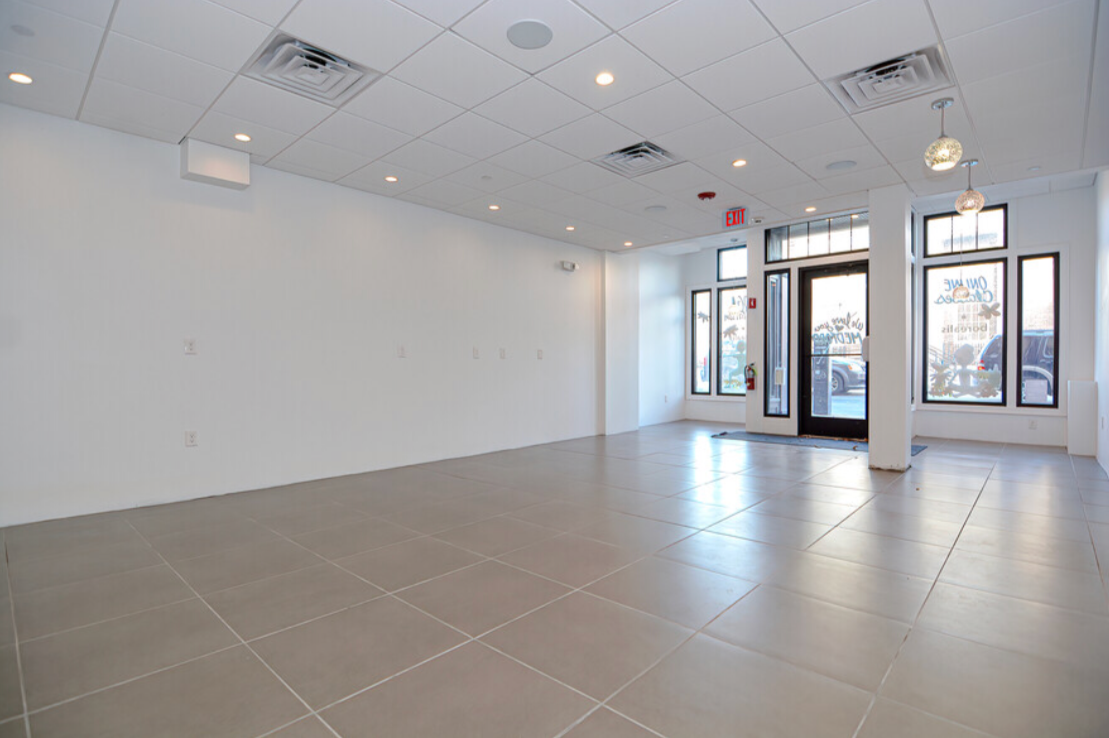 Interior facing doorway