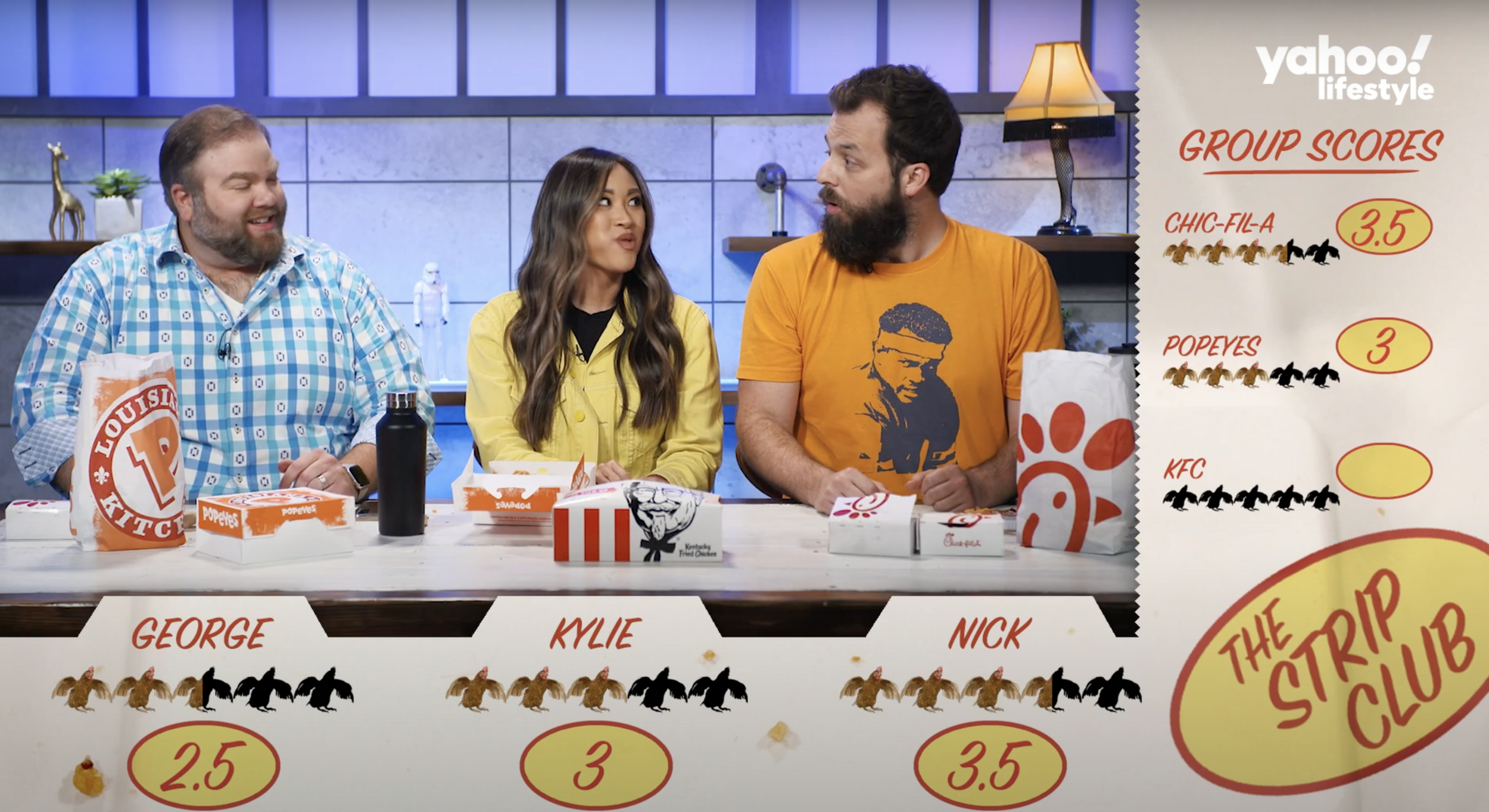 Our host uses her chicken strip expertise to break down chicken strips from your favorite restaurants. With help from some of her friends, they taste and rate chicken strips so you know where to go the next time you're craving some delicious strips o