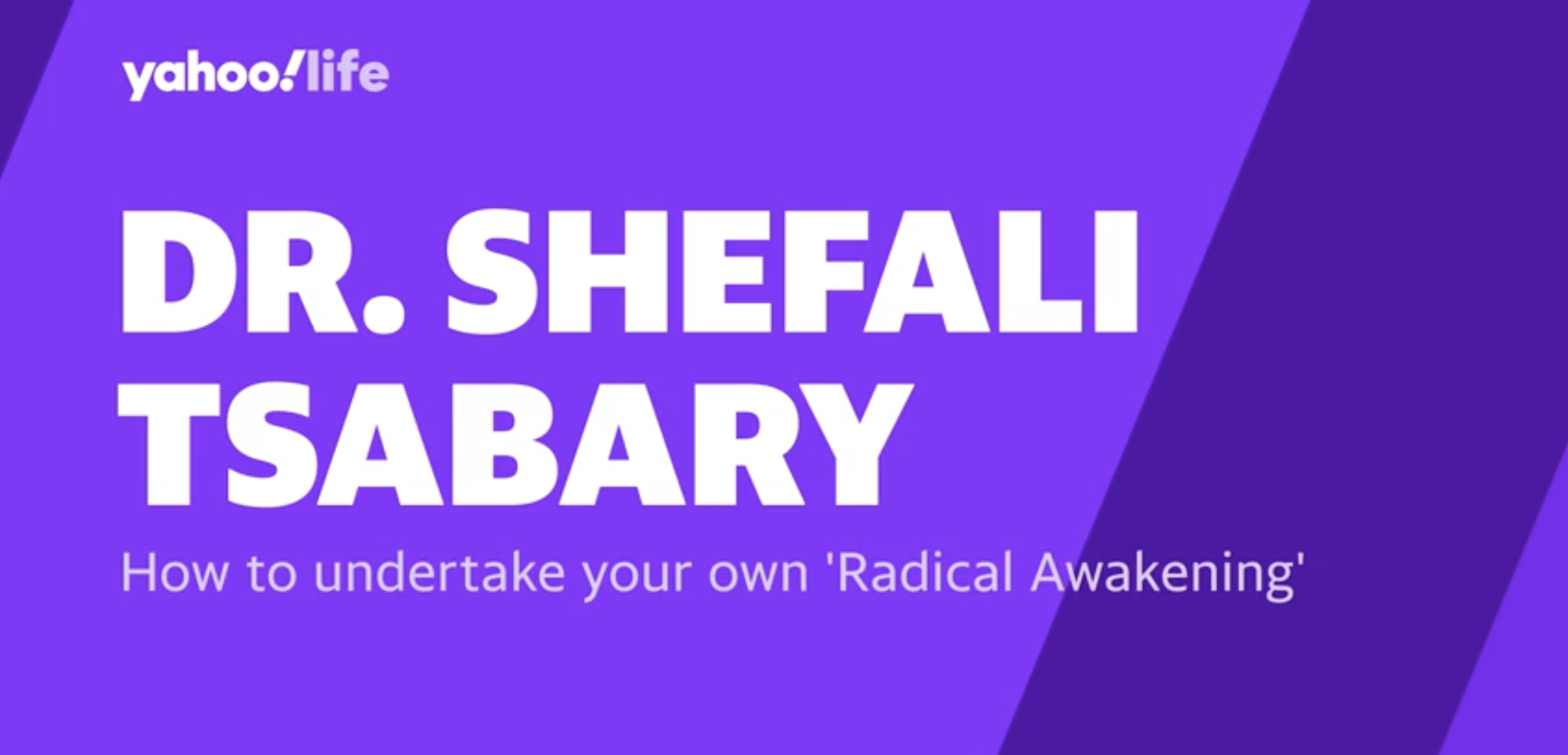 I sat down with a leader in the field of mindfulness psychology, Dr. Shefali's, to discuss her book “A Radical Awakening."
