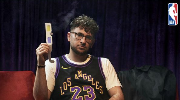 View Aron Cohen’s Nike × NBA Lakers City Edition campaign