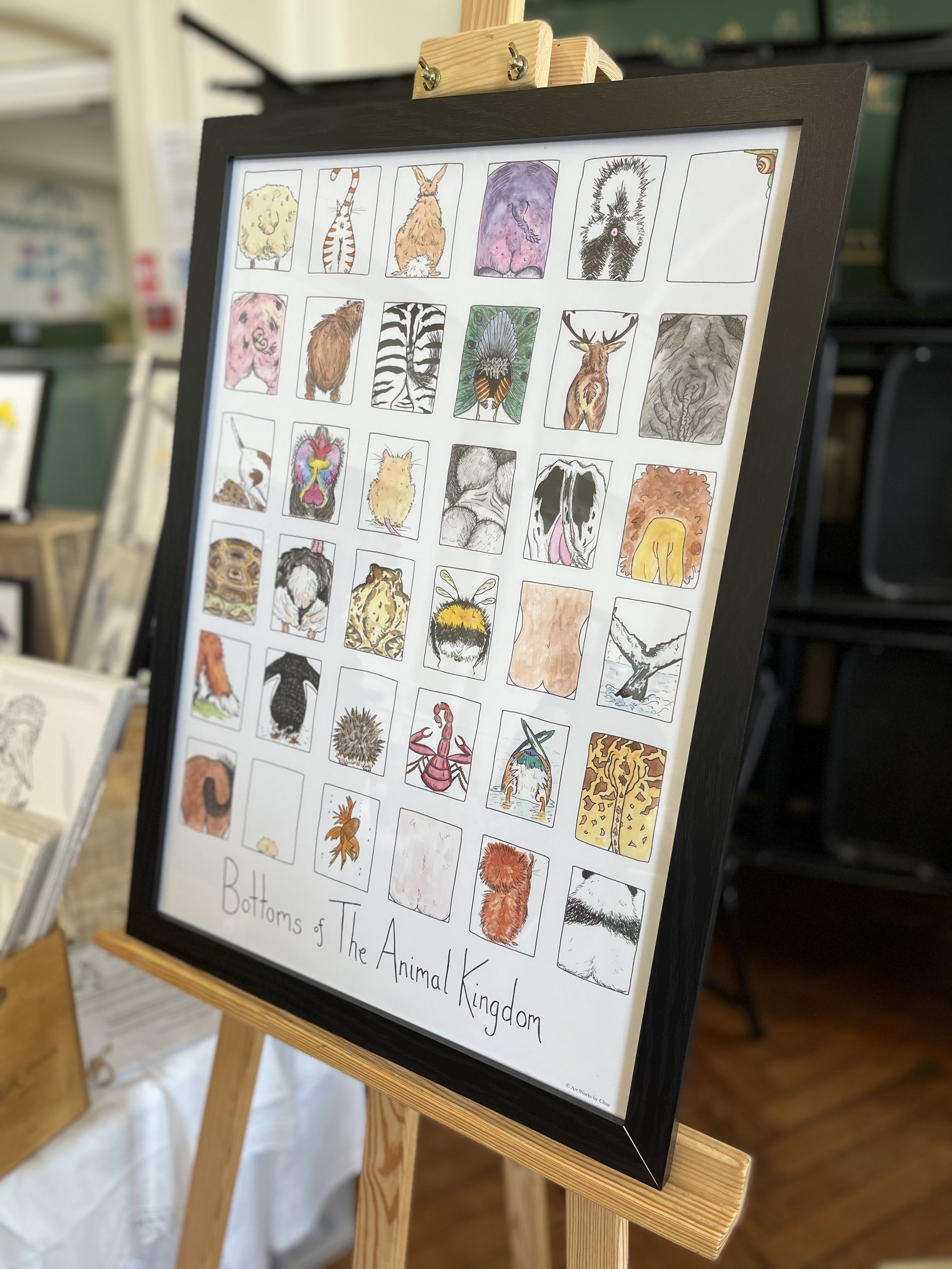 Illustrated Animal Bottoms