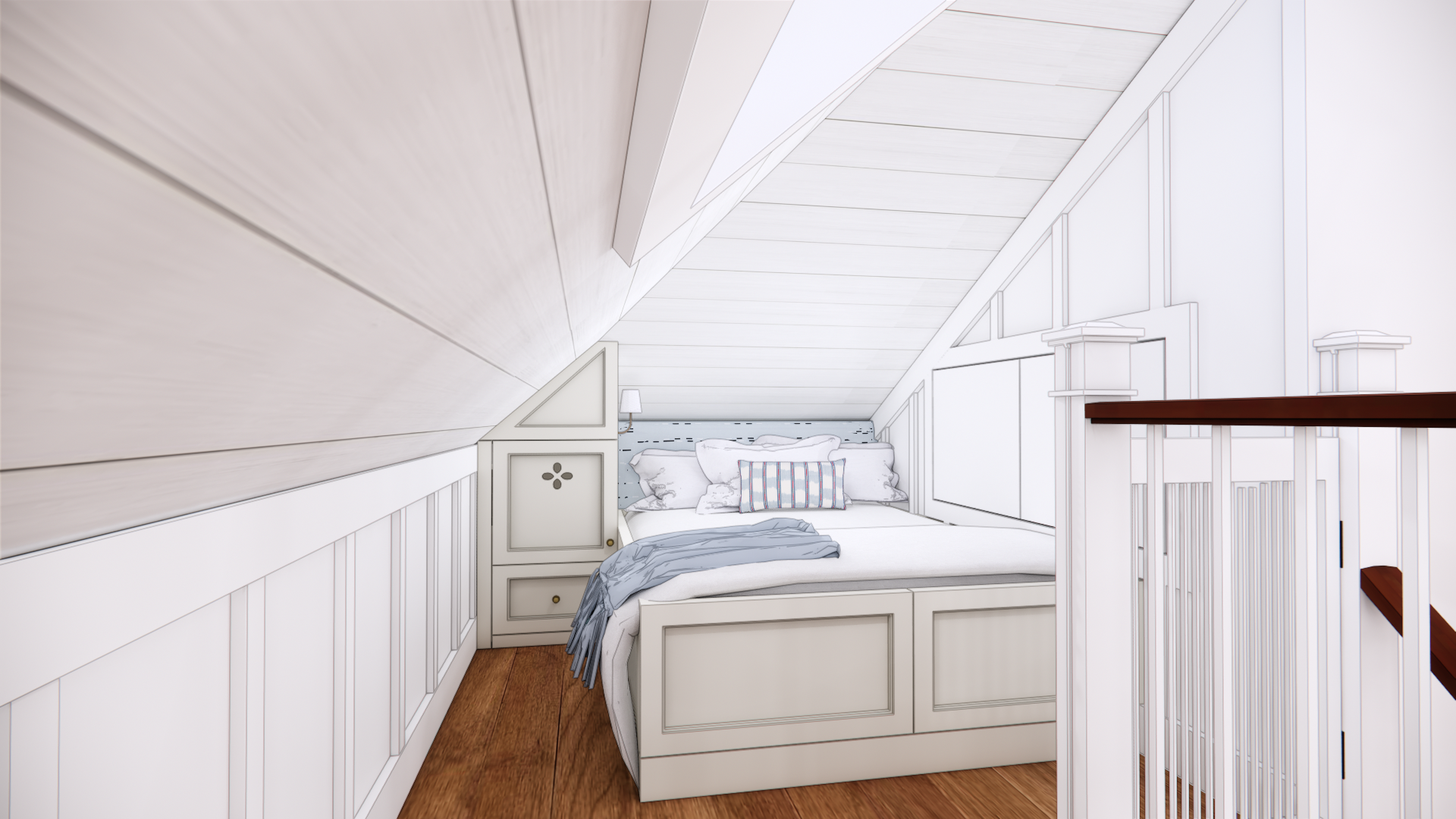 Charming Kids’ Loft by The Beach