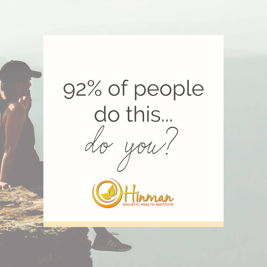 92% of people do this...do you?