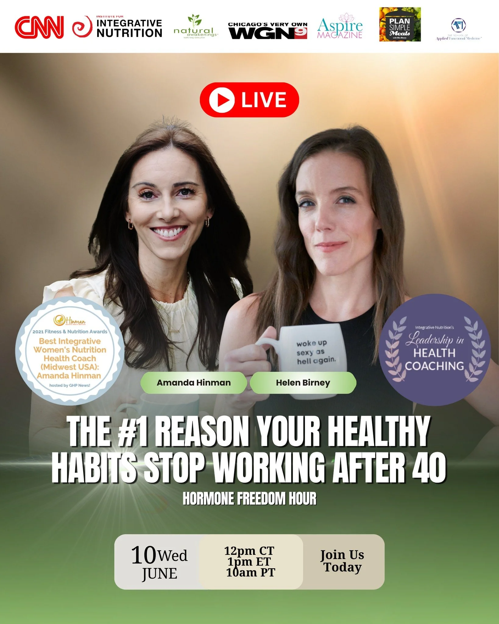 Have you ever felt like the healthy habits that used to work... suddenly stopped?

You're eating well. Exercising. Taking the supplements. Trying to do all the "right" things.

Yet the weight won't budge, your energy is low, and your body f
