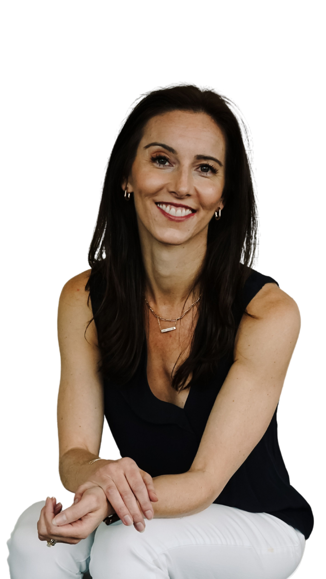 Amanda Hinman sitting and smiling